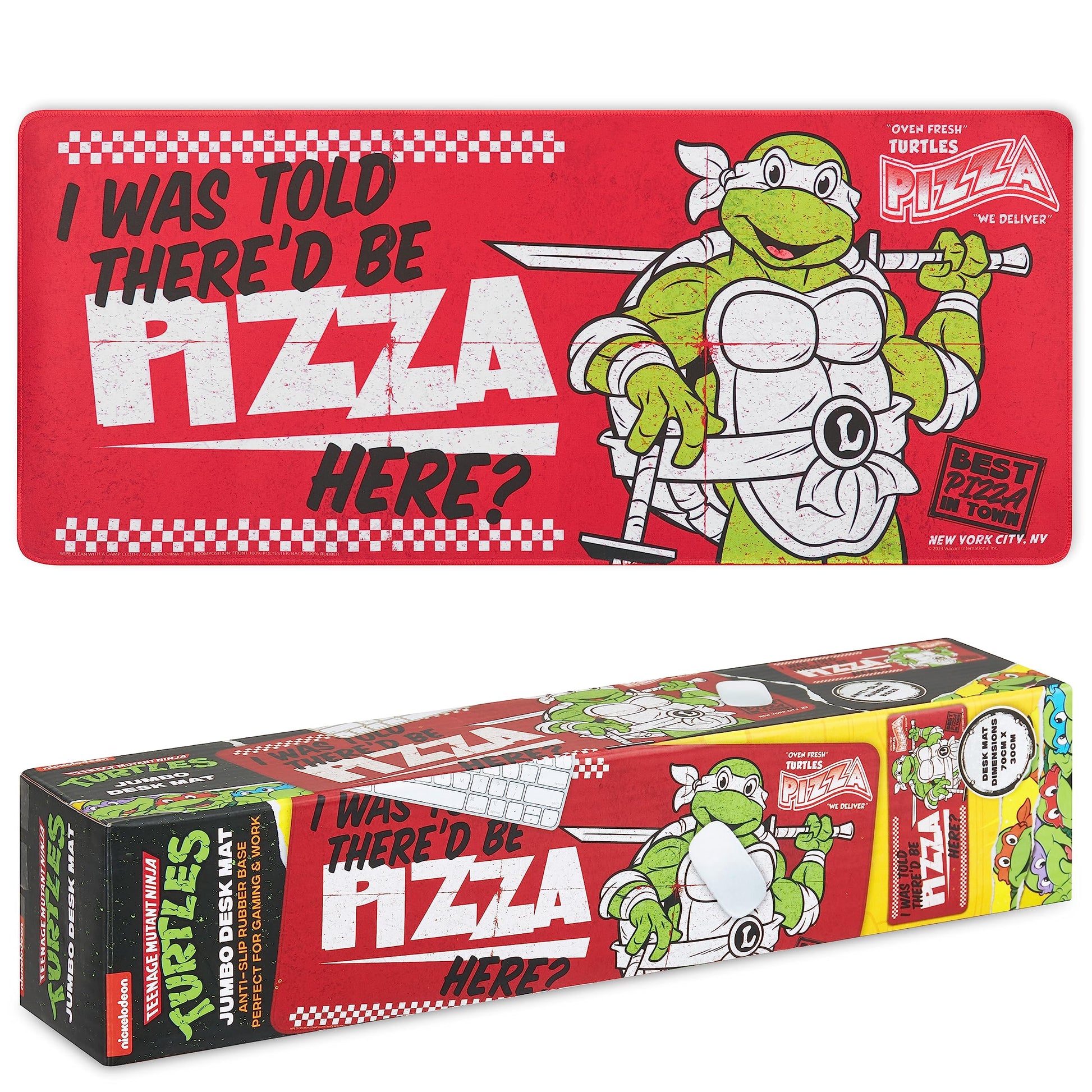 Teenage Mutant Ninja Turtles Desk Pad Large Mouse Mat 27.5 x 11.8 Desk Protector PC Laptop Keyboard