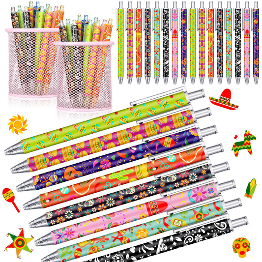 Leinuosen 72 Pcs Cinco De Mayo Pen Cinco De Mayo Party Favors Mexican Fiesta Pens Bulk Fiesta Party