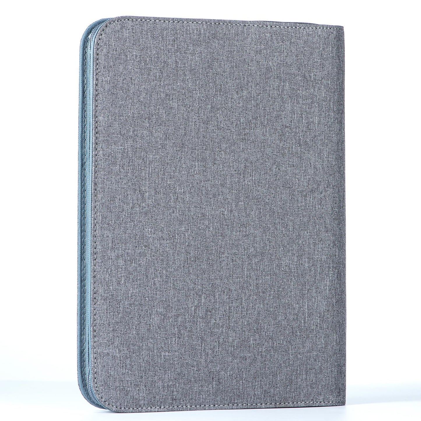 Lanxivi 48 Fountain Pen Case Gray Organizer Bag, Waterproof Canvas Pen Display Holder with YKK