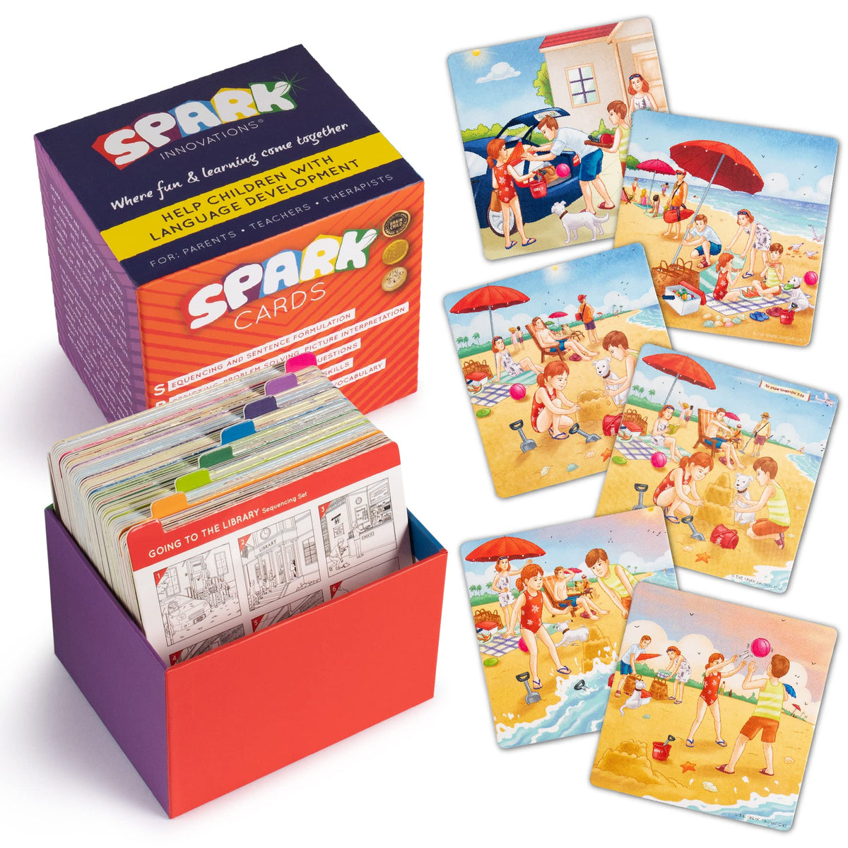 Sequencing Cards for Storytelling, Speech Therapy Game, Special Education Materials, Sentence