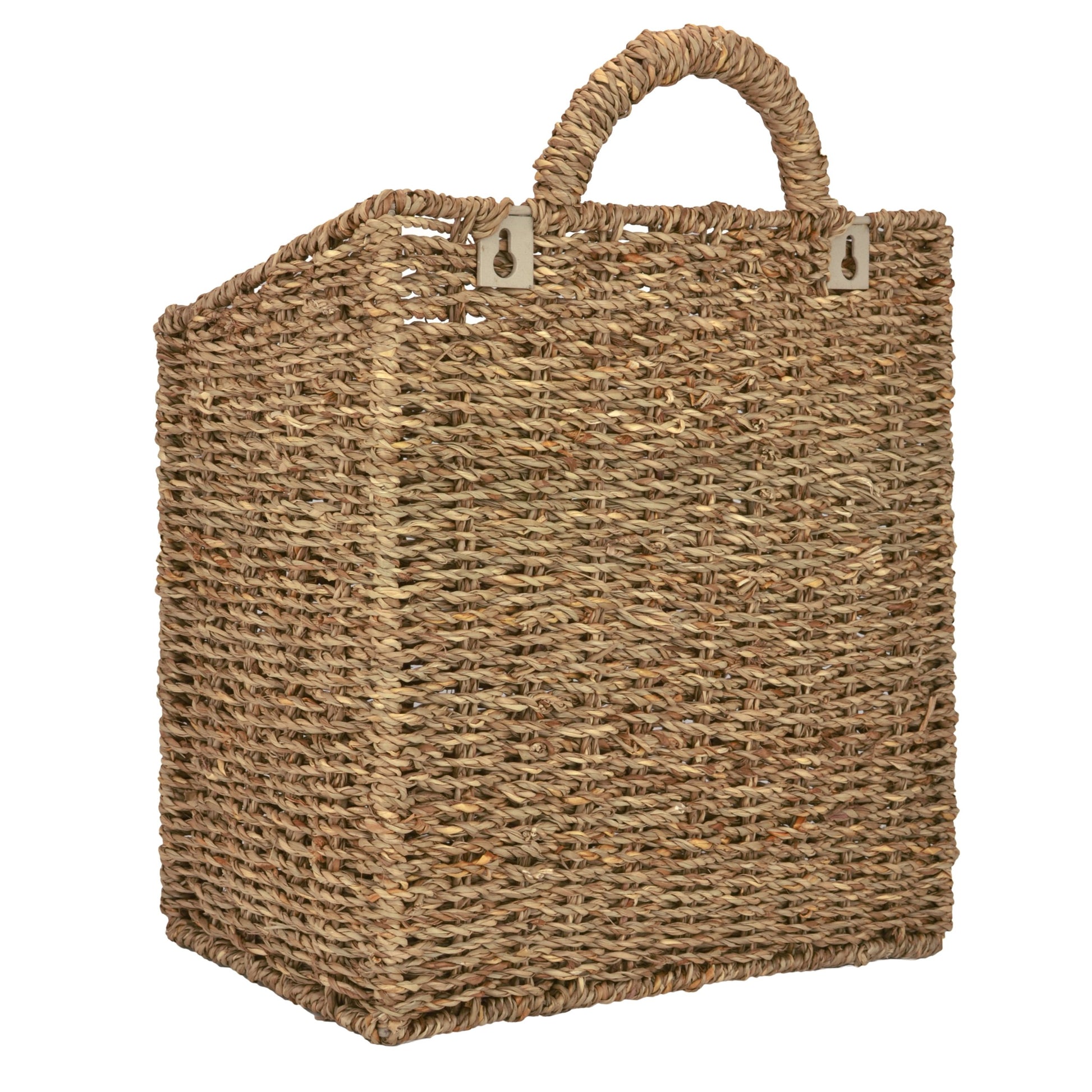 MyGift 12.5 Inch Large Wall Storage Basket Hanging Magazine Mail Organizer