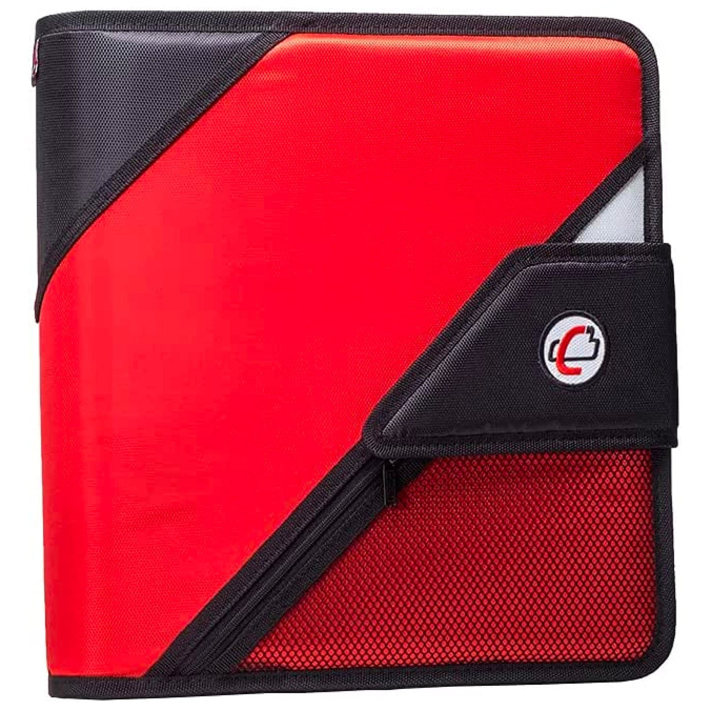 Case-it The Open Tab Secure Seal Binder - 2 Inch O-Rings - 5 Color Tab Expanding File Folder