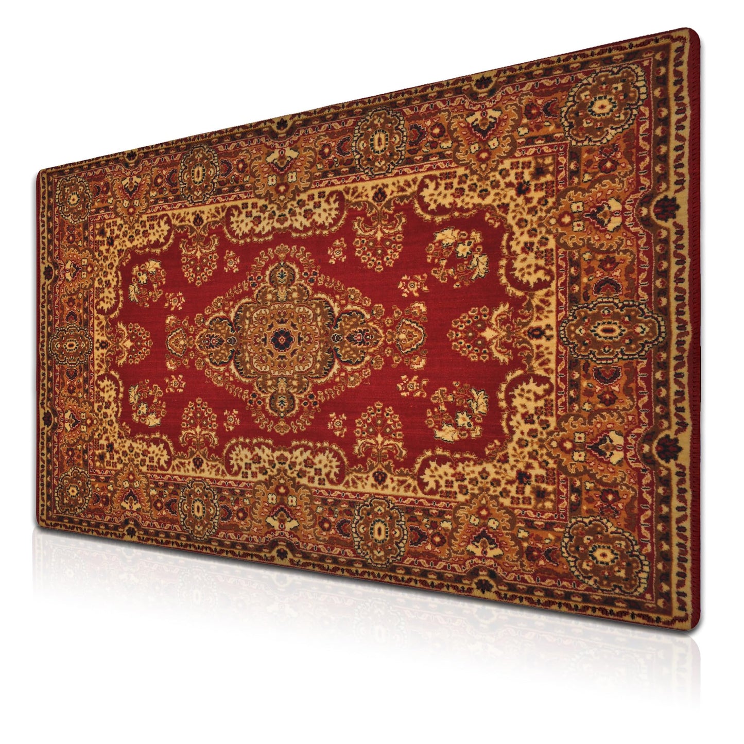 Samgula Gaming Mouse Pad Retro Boho, Large Mousepad Office Desk Mat, Work Desk Mat Non-Slip Rubber