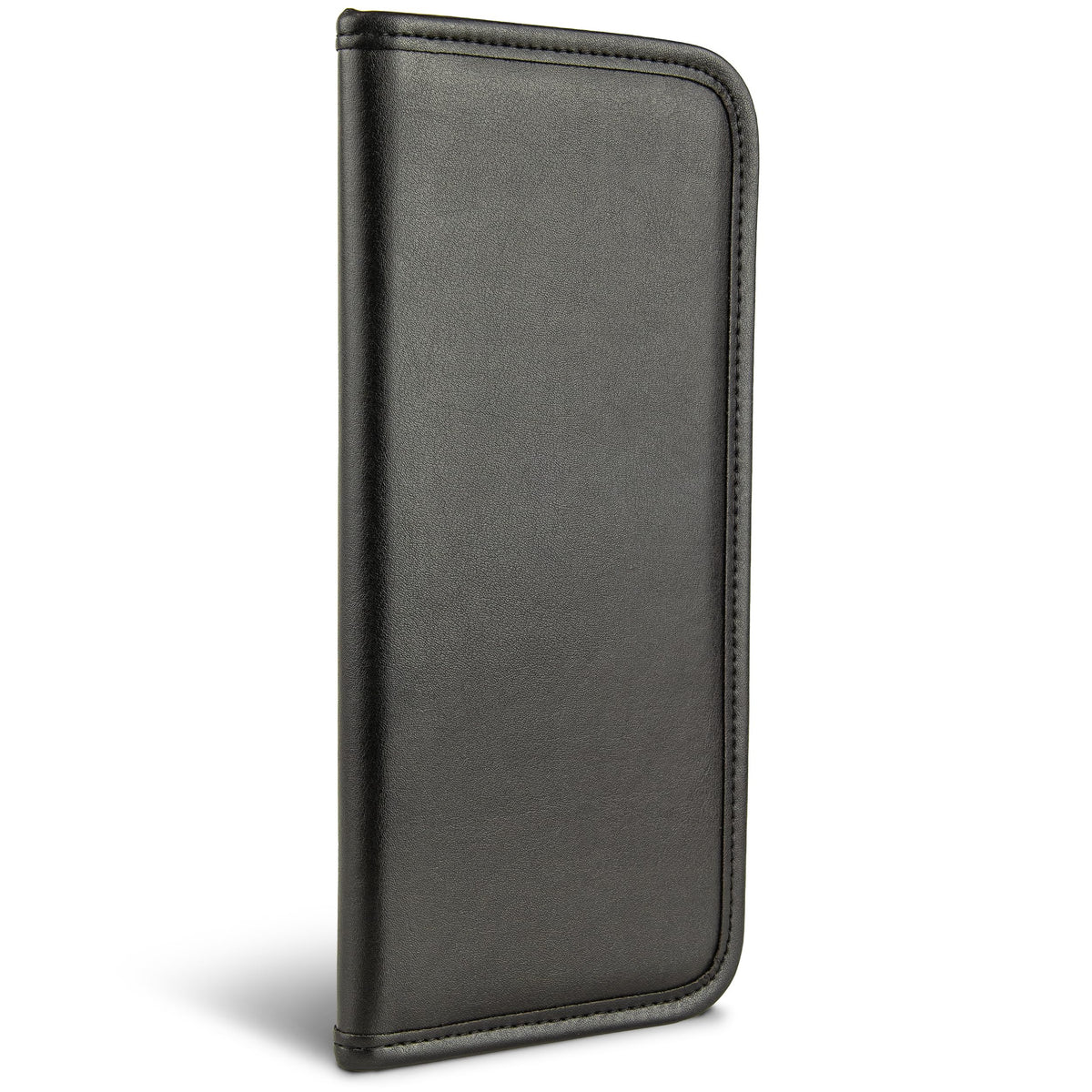 Samsill Professional Business Card Organizer with Padded Cover, Card Holder for 160 Cards, Black
