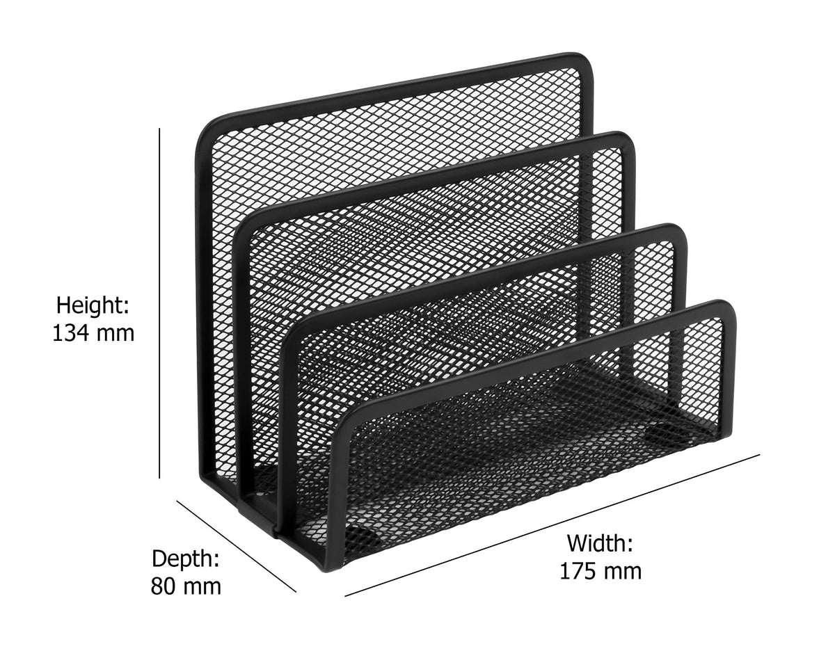 OSCO Mesh Letter Holder - Black, LH1 Black
