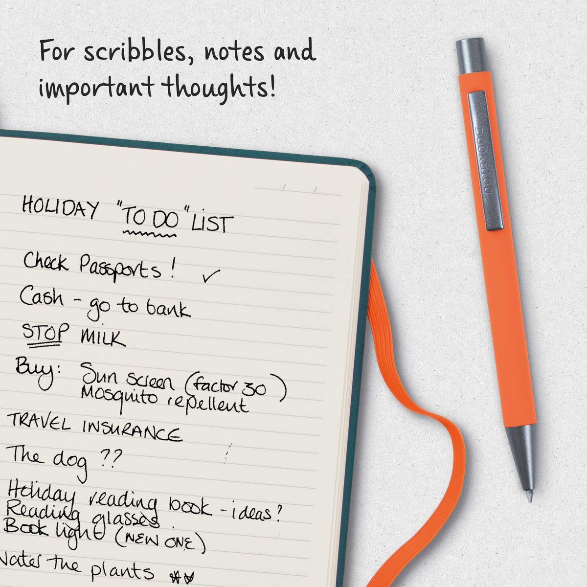 IF Bookaroo Pen, soft touch, colour coated pen with black ink - CREAM
