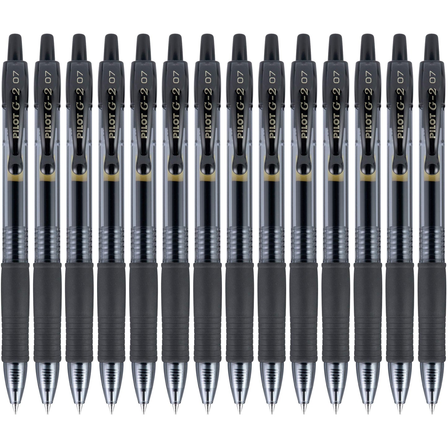PILOT G2 Premium Gel Pens, Fine Point 0.7mm, Black Ink, 14-Pack