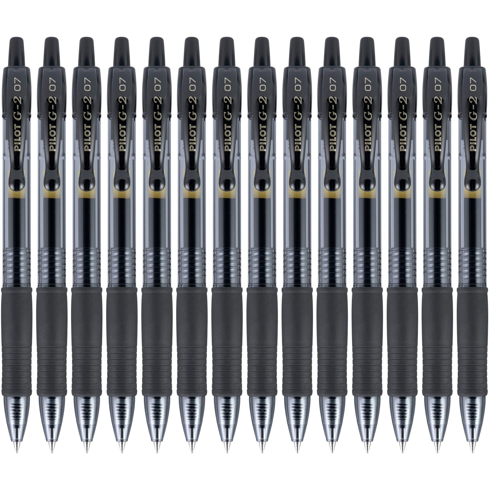 PILOT G2 Premium Gel Pens, Fine Point 0.7mm, Black Ink, 14-Pack