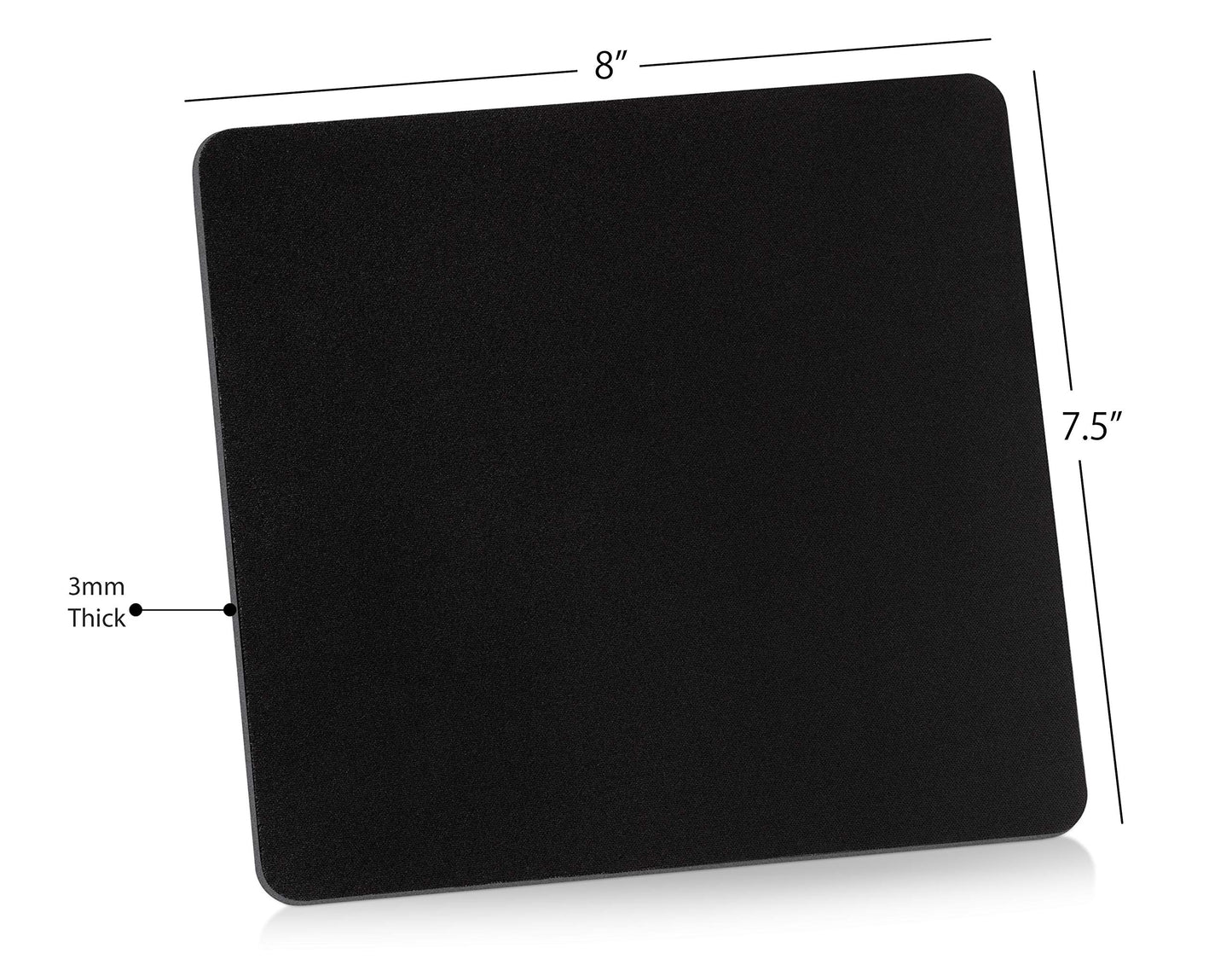 Quality Selection 10 Pack Mouse Pad Comfortable & Non-Slip Rubber Base Mousepad for Computer &