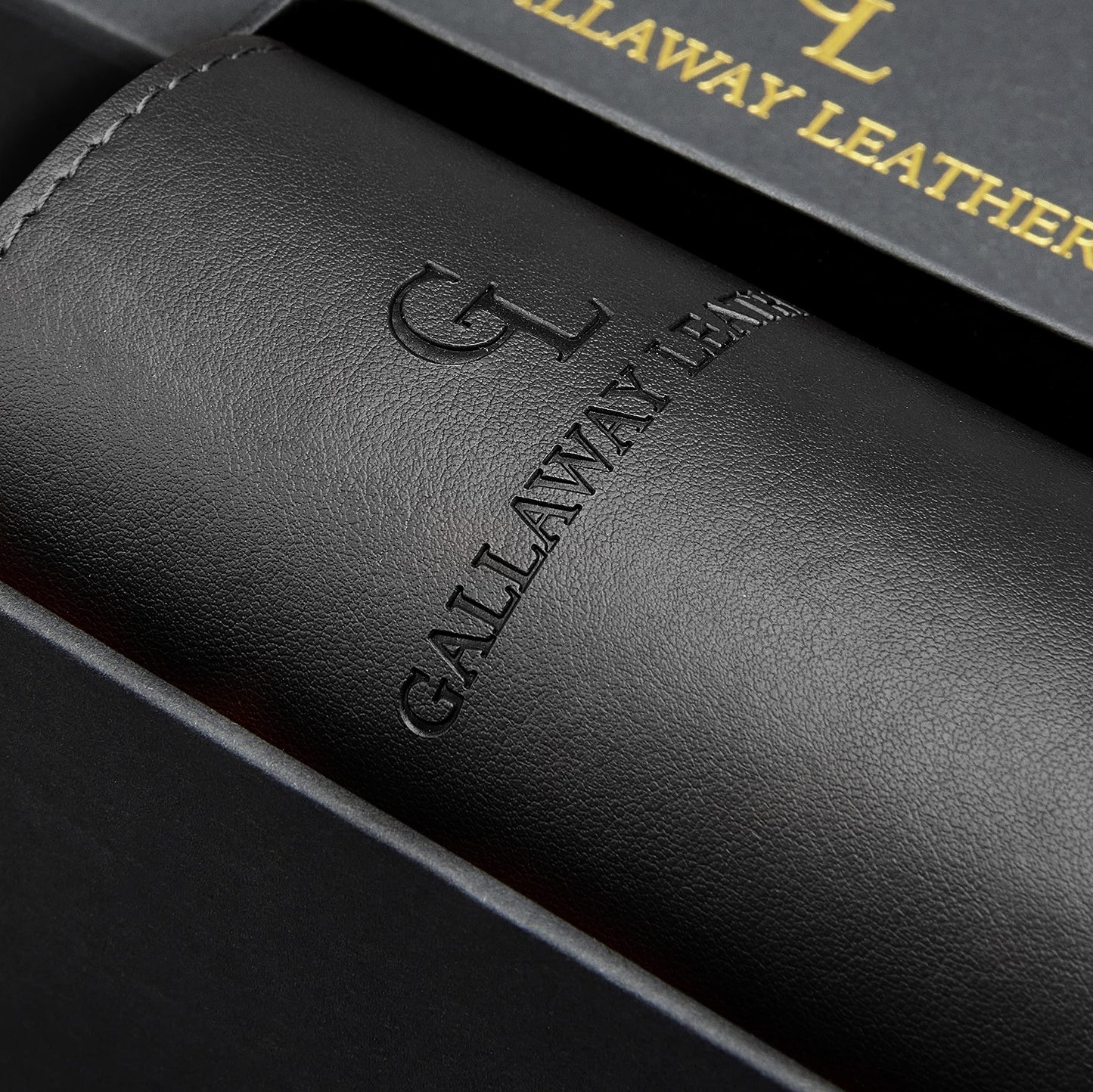 Gallaway Leather Desk Mat,Desk Writing Pad - Office Desk Pad, Medium 24" x 14" Black, Desk Mats on