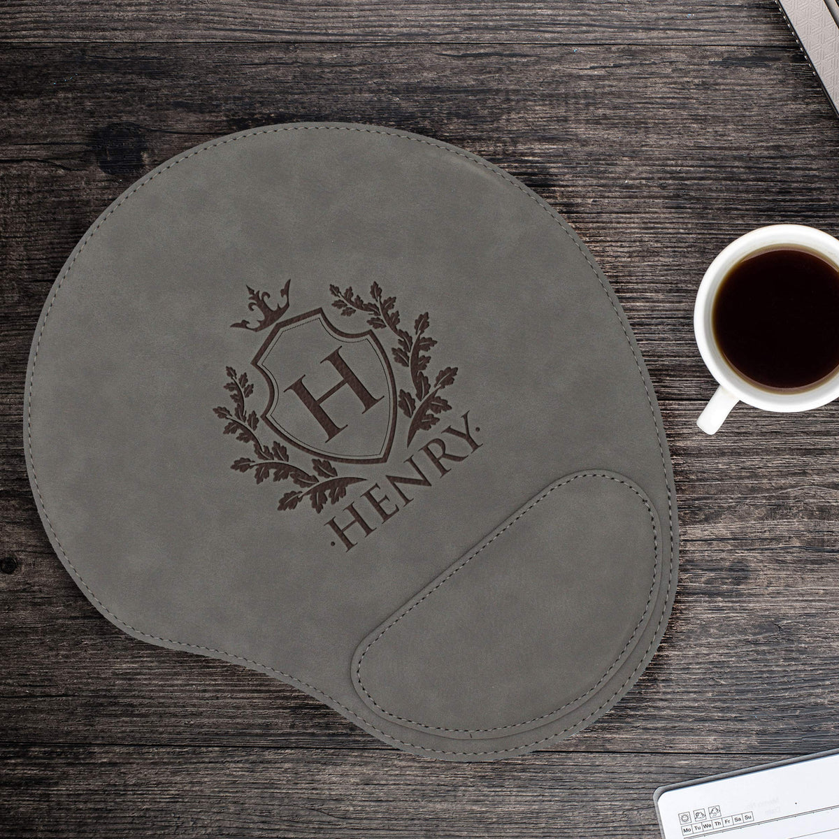 My Personal Memories Custom Engraved and Personalized Mouse Pad with Wrist Rest Desk Accessories