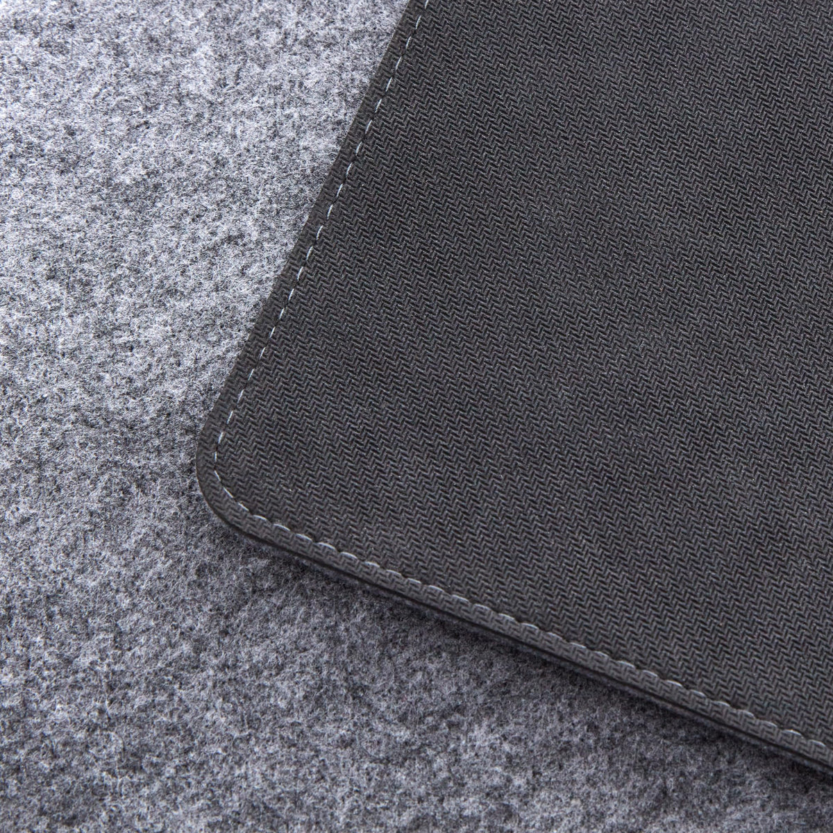 Wolvende Premium Felt Desk Mat | Small 12" x 27.5" | Multifunctional Desk Pad for Home Office | Mid