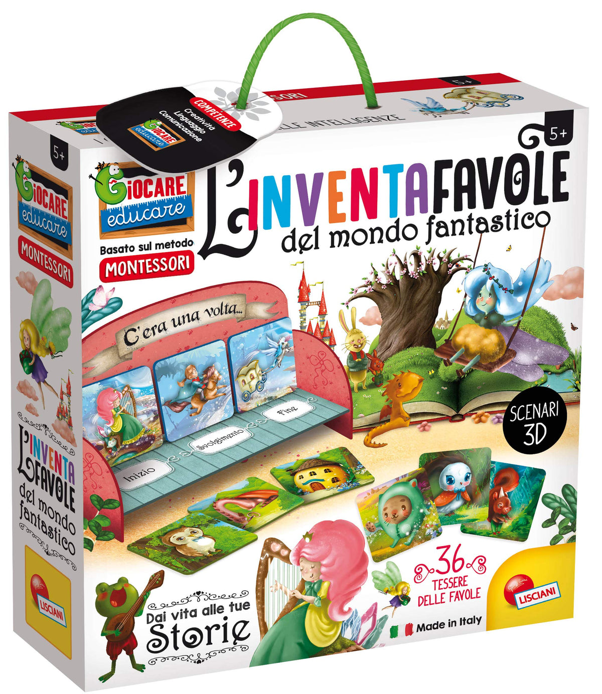 Liscianigiochi - Montessori The Inventafavole del Mondo fantastico, 95216