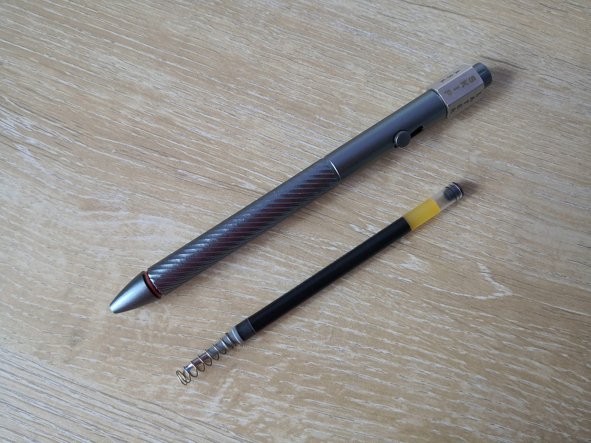 SMOOTHERPRO Fidget Spining Bolt Action Pen, with Decision Make, Grey