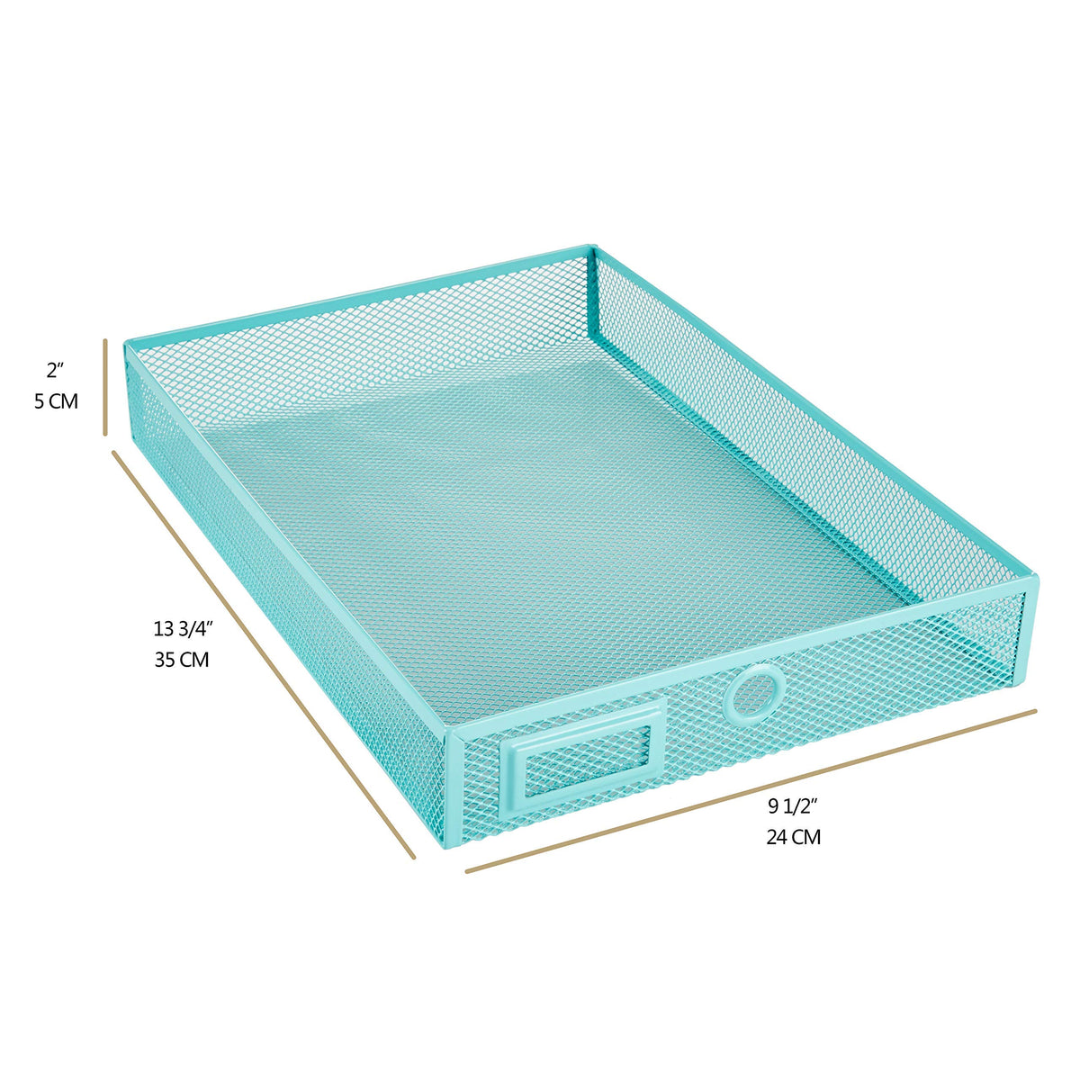 Annova Desk Organizer Wire Mesh 3 Tier Sliding Drawers Paper Sorter/Multifunctional/Premium Solid