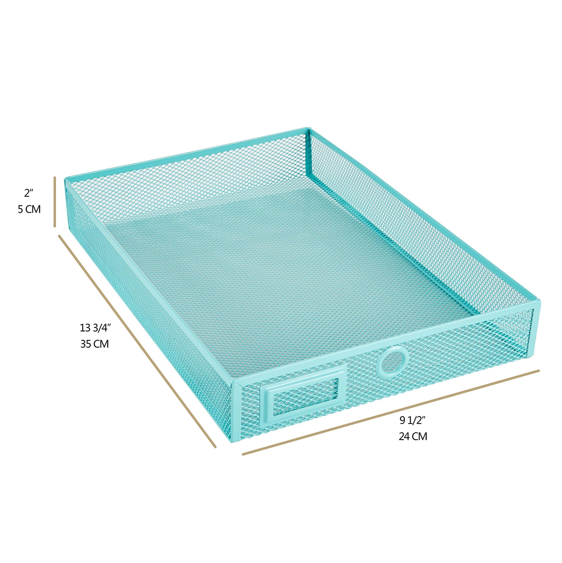 Annova Desk Organizer Wire Mesh 3 Tier Sliding Drawers Paper Sorter/Multifunctional/Premium Solid