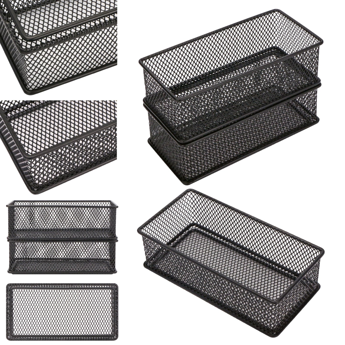 Annova Mesh Drawer Cabinet and Shelf Organizer Bins Storage Basket School Office Supply Holder