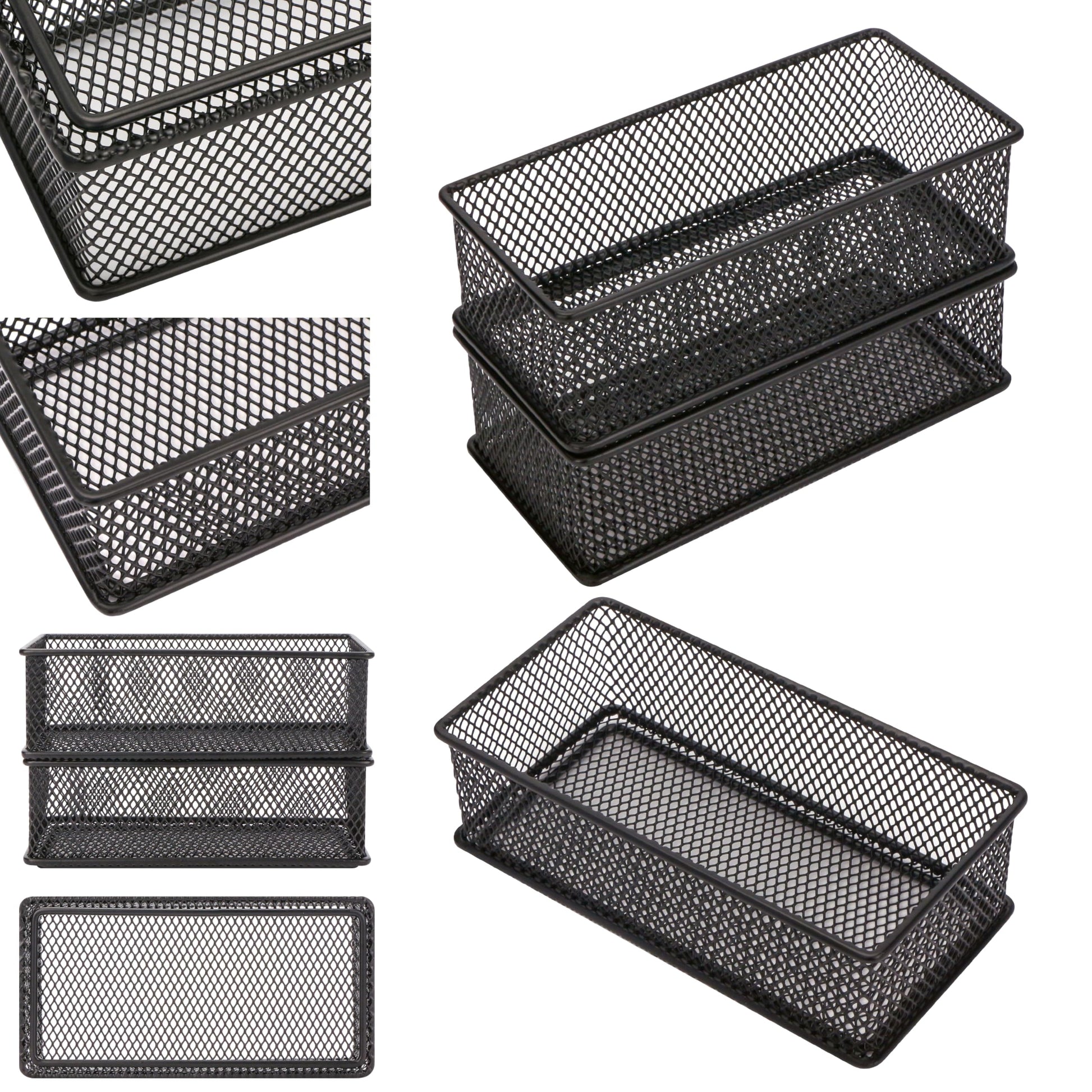 Annova Mesh Drawer Cabinet and Shelf Organizer Bins Storage Basket School Office Supply Holder