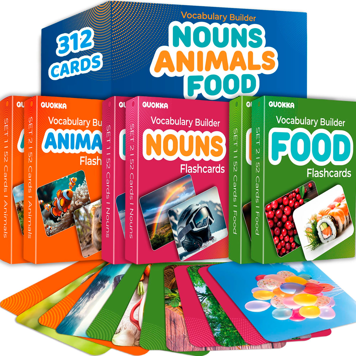 Vocabulary Builder Flash Cards for Kids Ages 4-8 — Speech Therapy Materials
