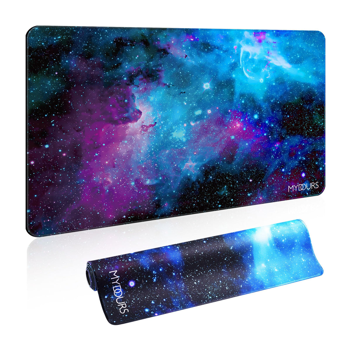 Mydours 40" x 24" Gaming Mouse Pad, XXXL Full Desk Pad (Purle Universe)