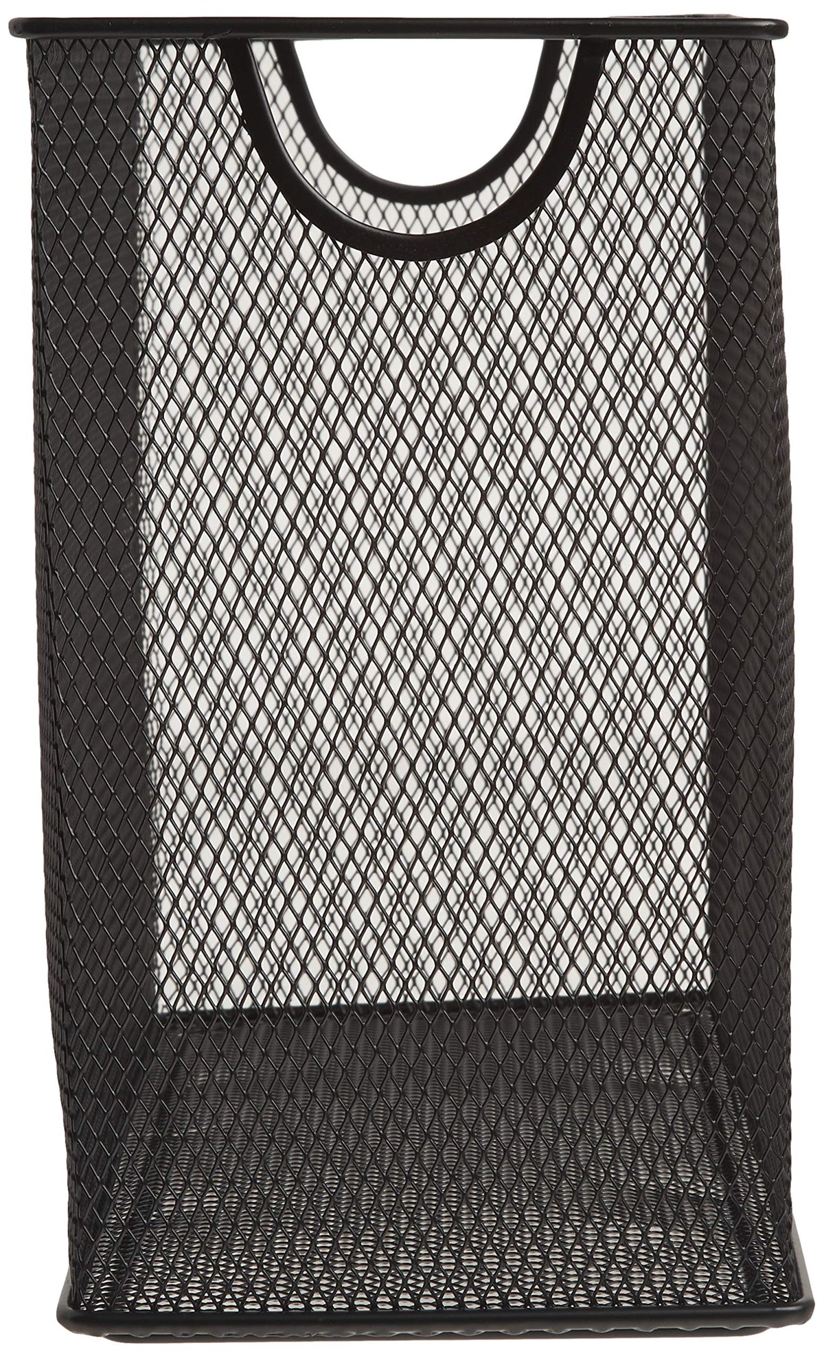 U Brands Desktop Hanging File Organizer, Metal, Black, Letter Size