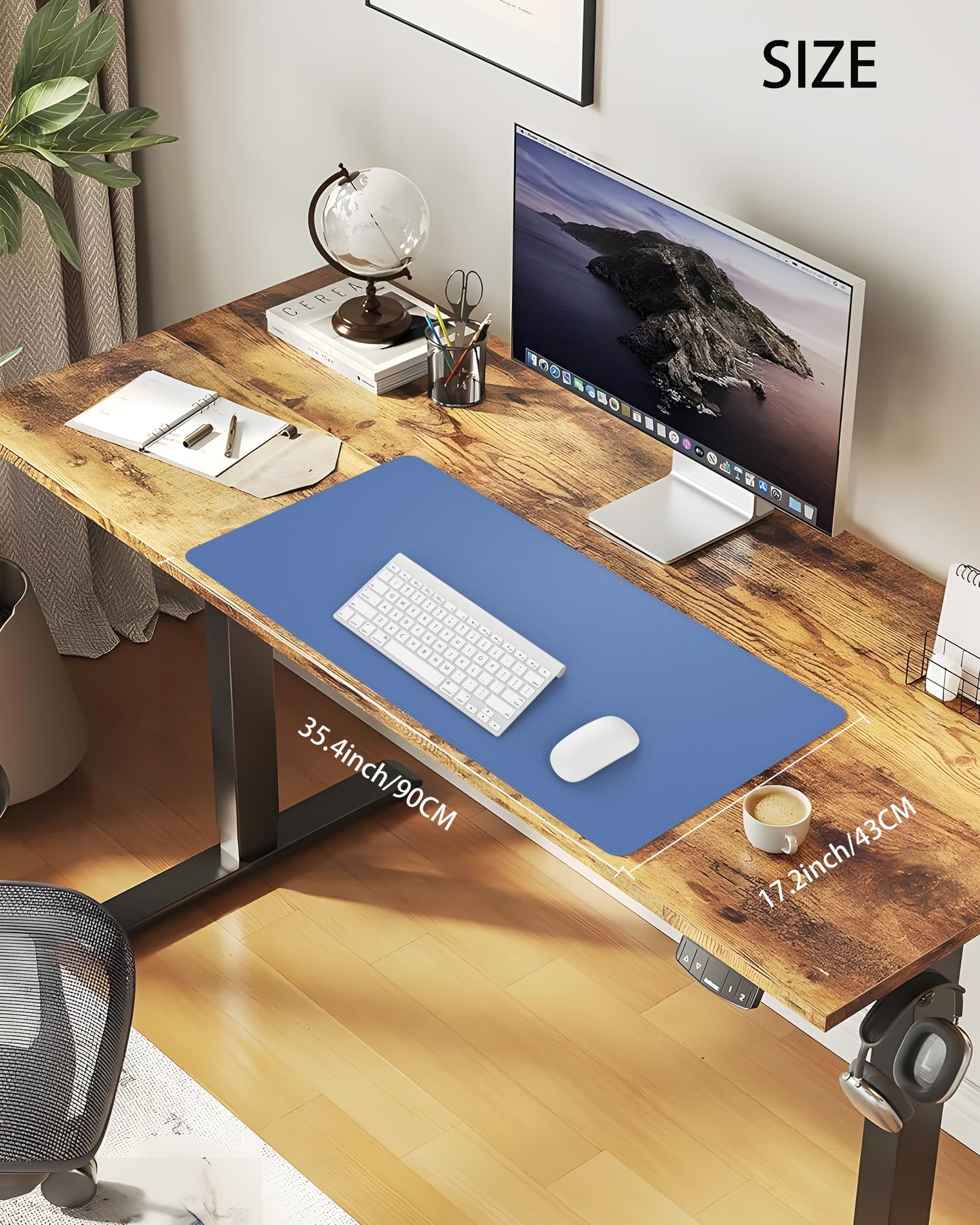 Desk Pad Mat - Leather Desk Pad Protector for Office and Home - Desk Organization and Accessories