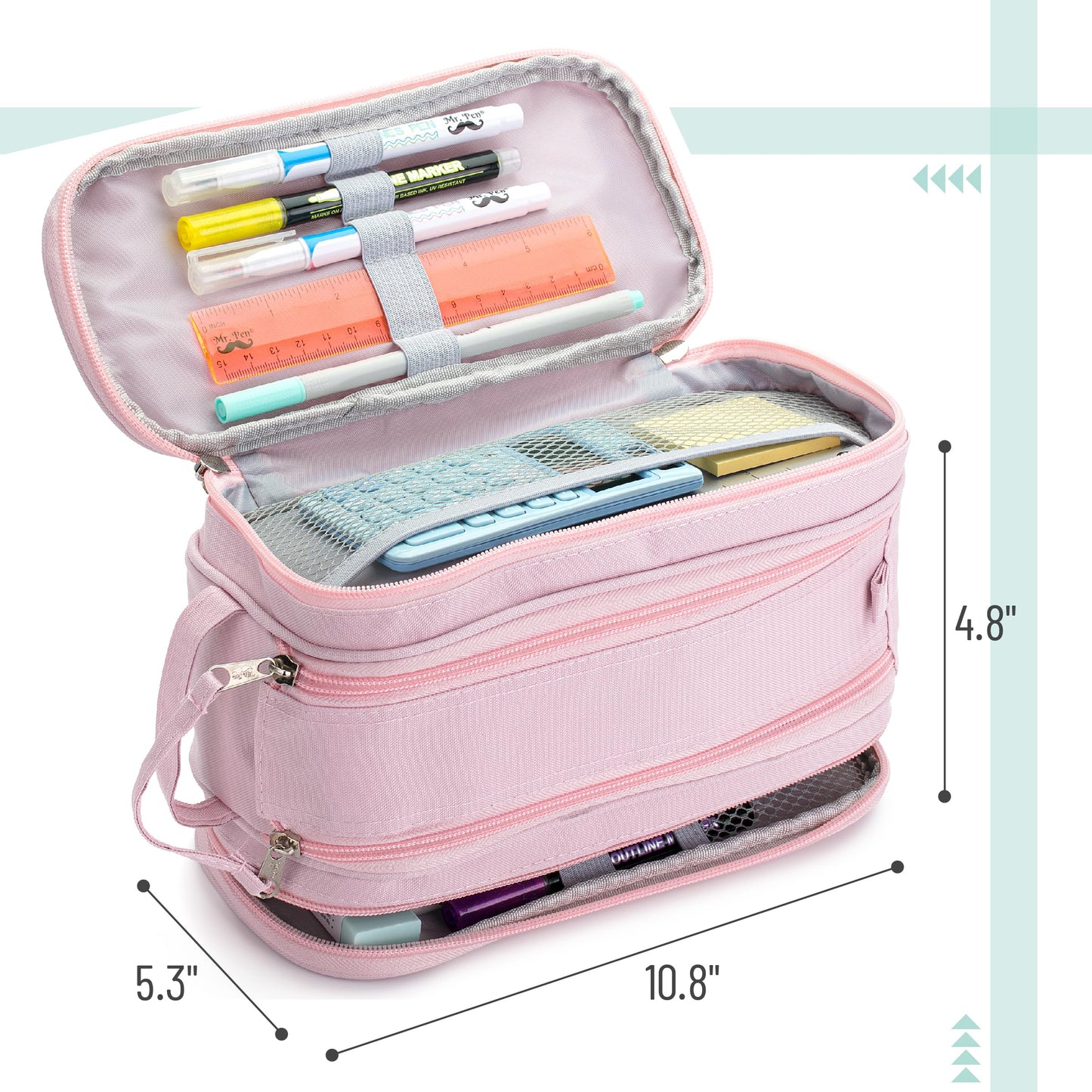 Mr. Pen- Large Capacity Pencil Case, Big Capacity Pencil Case