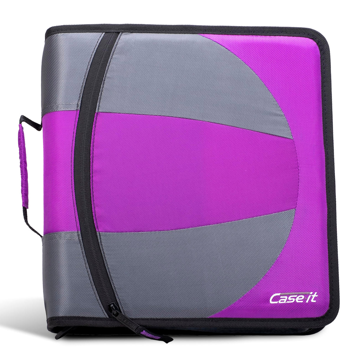 Case-it Dual Binder | Two 1.5" D-Rings | 600-Sheet | Dual-101 Deep Purple