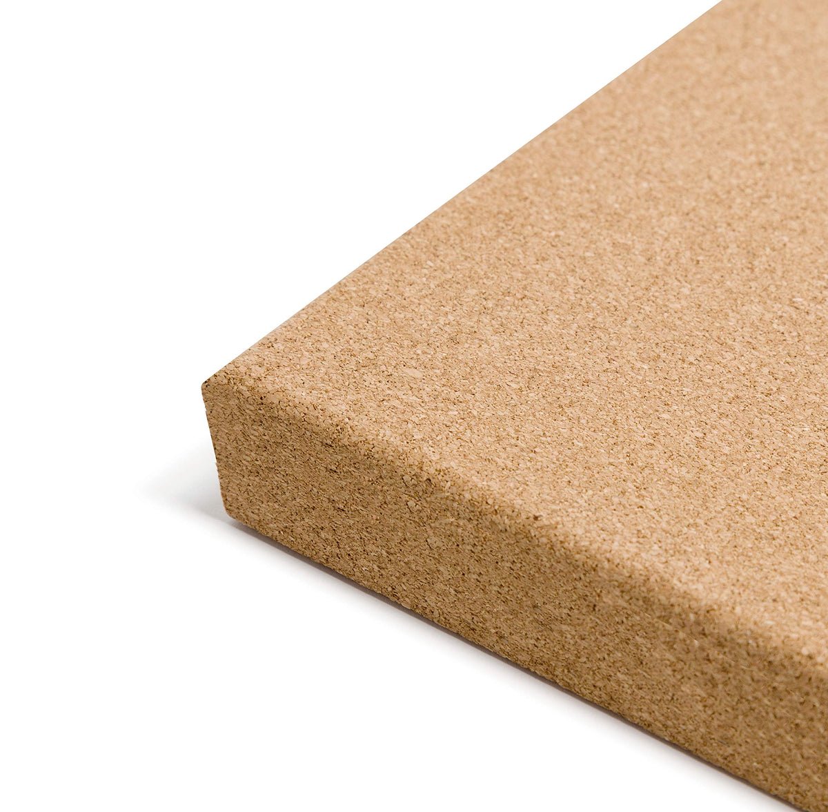 U Brands Cork Bulletin Board, Frameless, 14” x 14” Tile, 1 Count, Natural