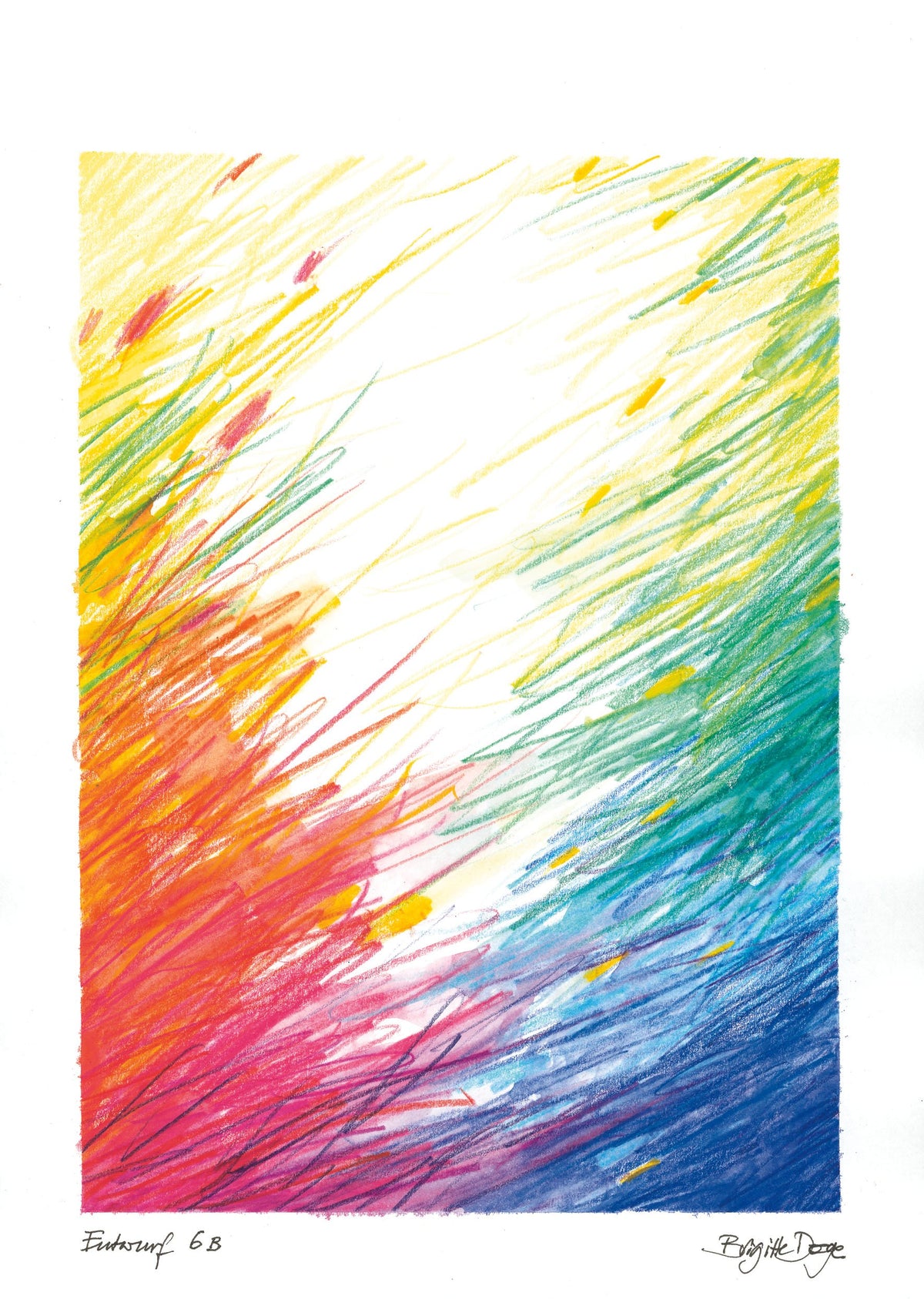 Faber-Castell F112421 Colour Grip Crayon, Red