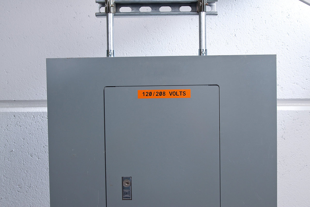 Brady Authentic (M21-750-595-OR) All-Weather Vinyl Label for Indoor/Outdoor ID, Lab and Equipment