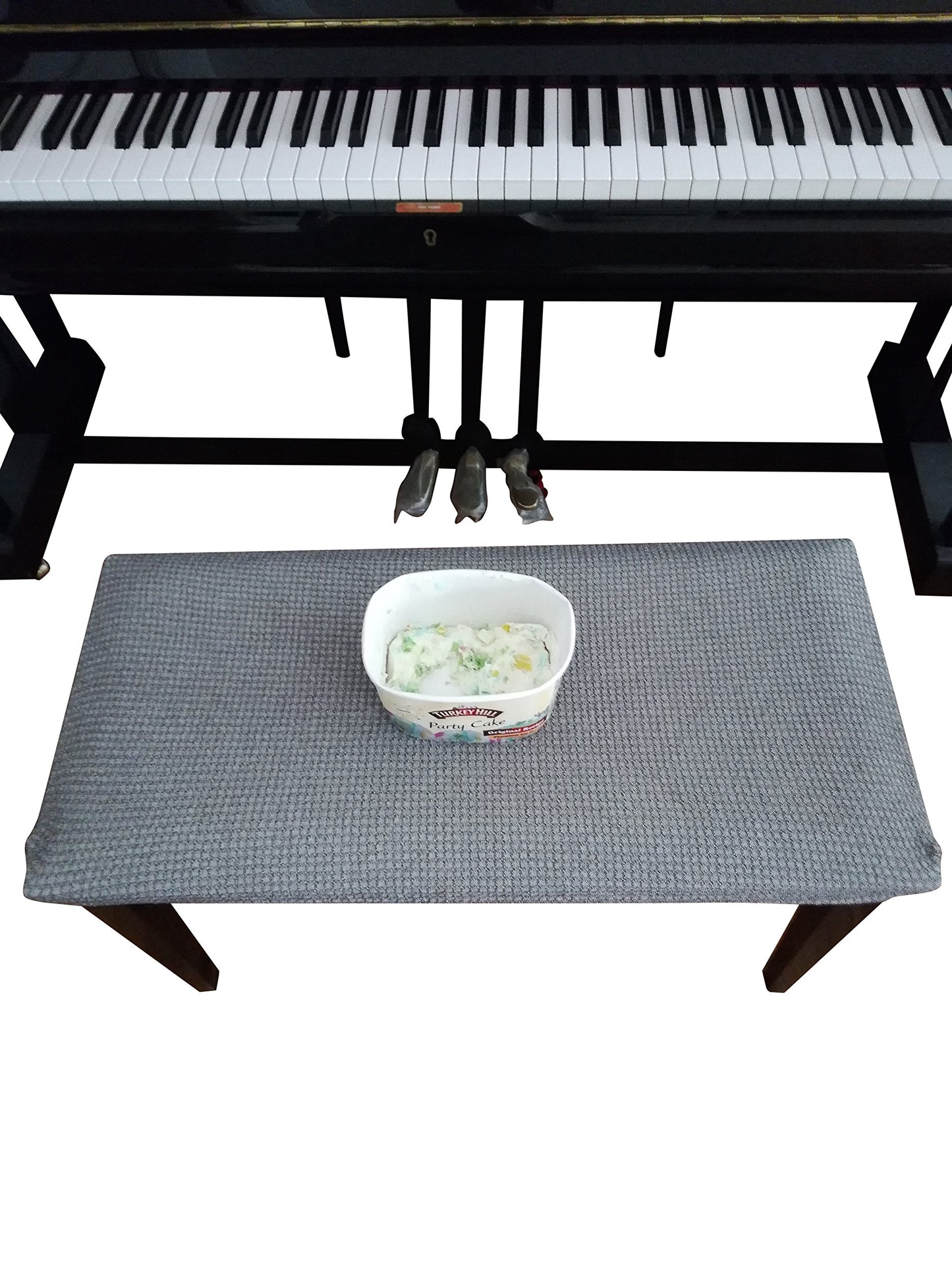 Qualitrusty Waterproof Piano Bench Cover Protector - Perfect for Pets, Kids, Elderly, Wedding