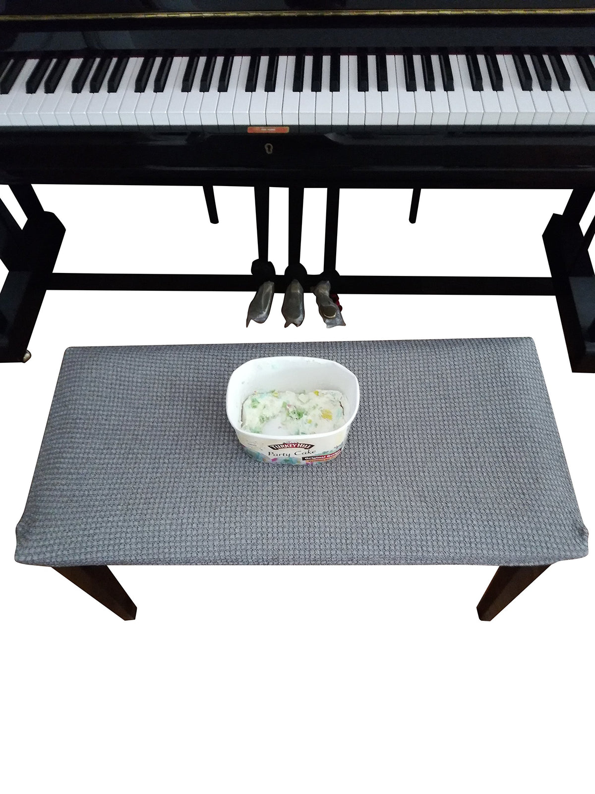 Qualitrusty Waterproof Piano Bench Cover Protector - Perfect for Pets, Kids, Elderly, Wedding