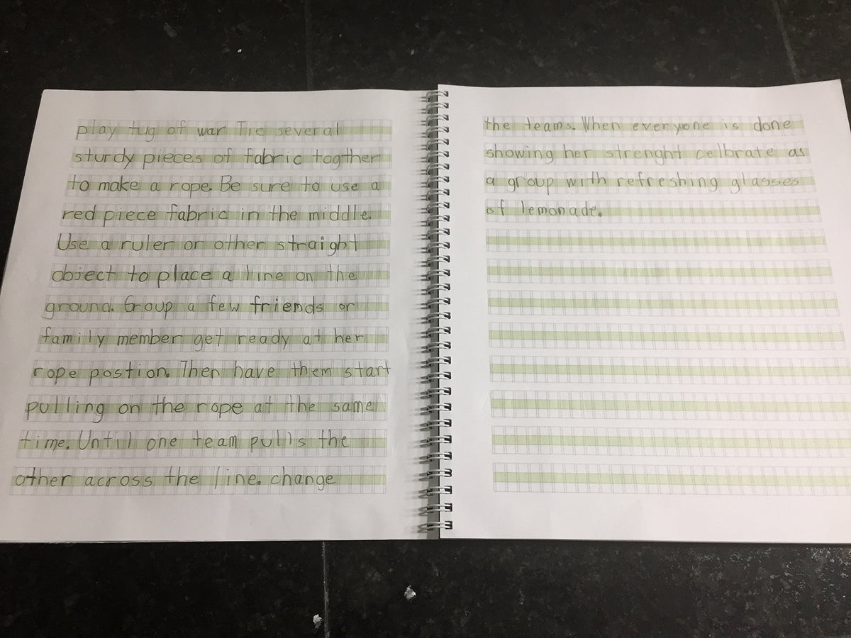 Channie's Youth Composition Notebook - Handwriting Practice, Improvement Journal for Kids, Older