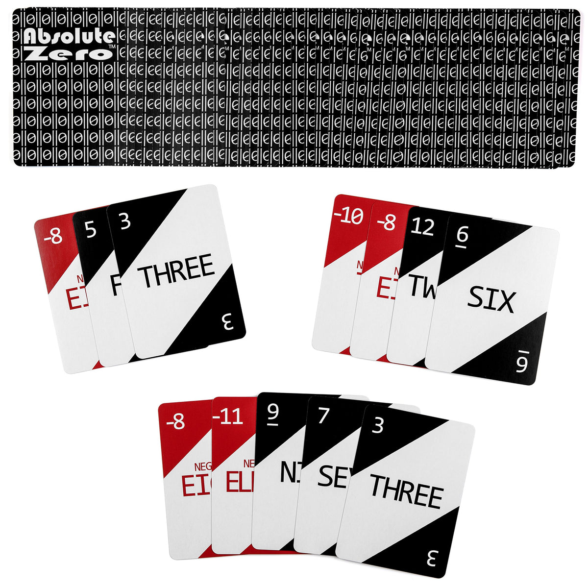 Absolute Zero Math Card Game for Kids and Families - Mathematics Educational Integer Game for
