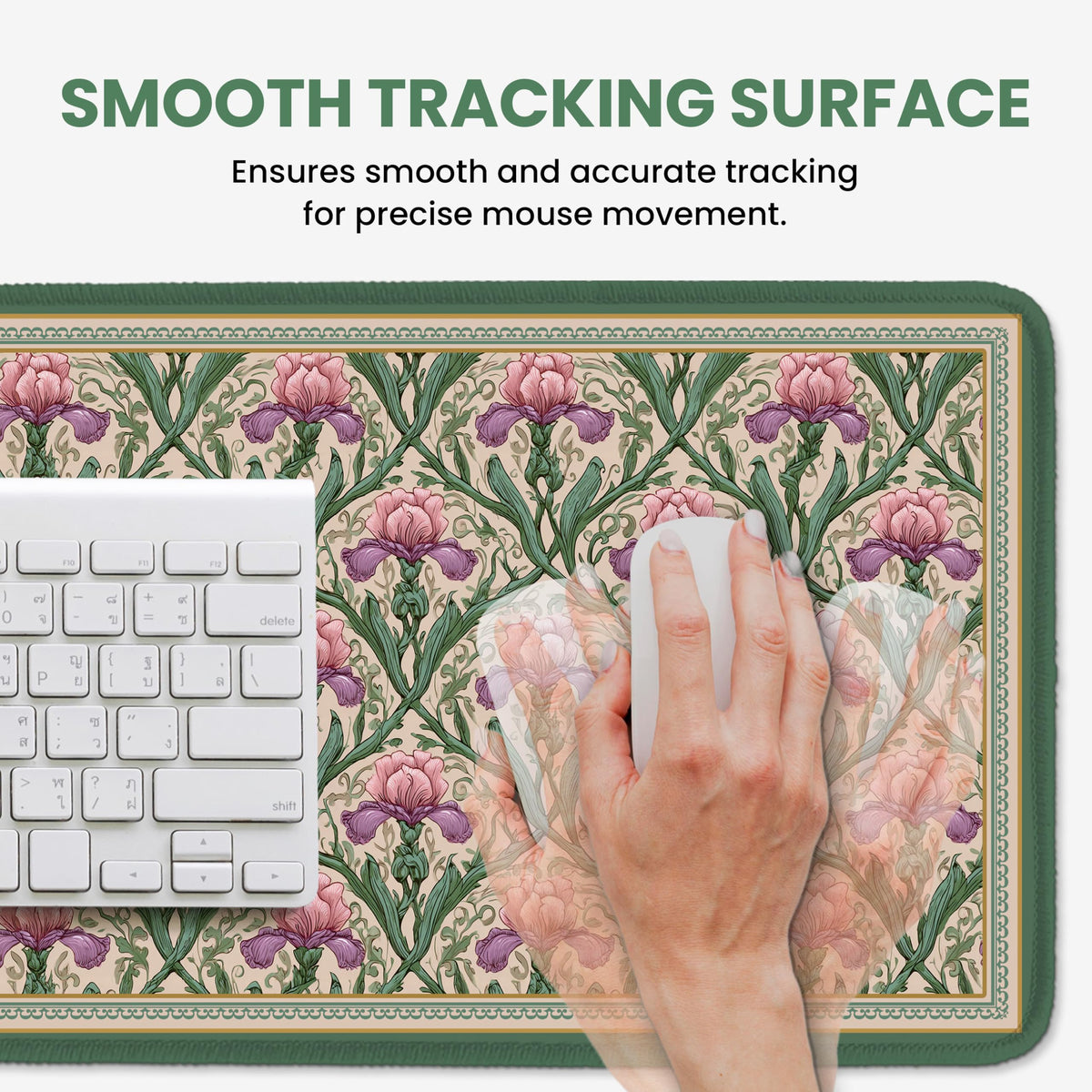 ZapDesk Large Desk Mat, Extended Mouse Pad for Desktop, 31.5" x 11.8"