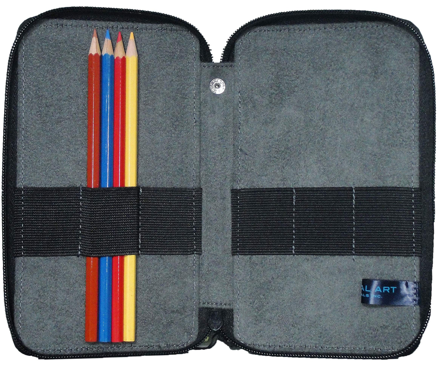 Speedball Art Products Canvas Storage Case for Pencils, Markers, Pens and Art Supplies, Holds Up To