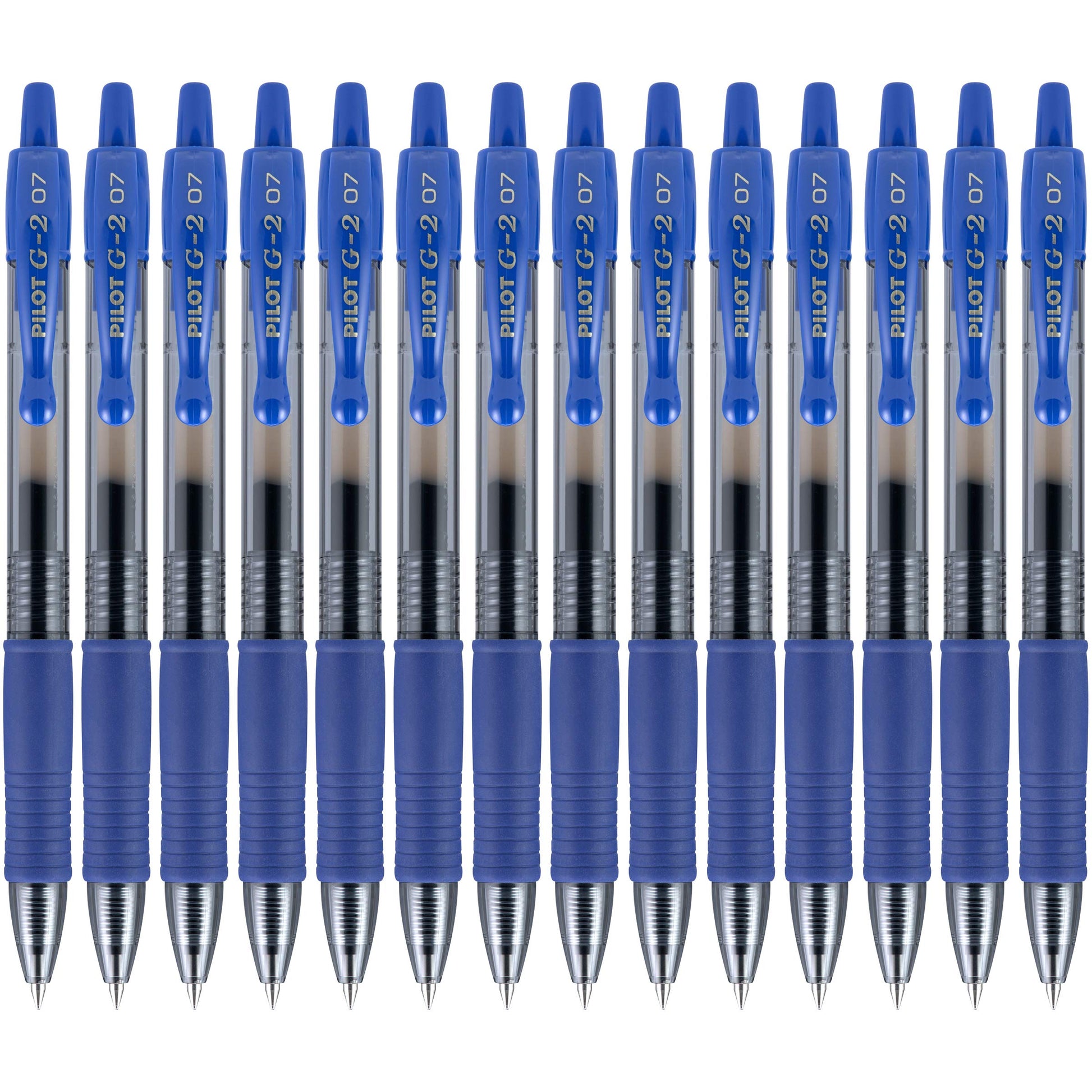 PILOT G2 Gel Roller Pens Fine Point, Blue Ink Pens Fine Point, Pack of 14