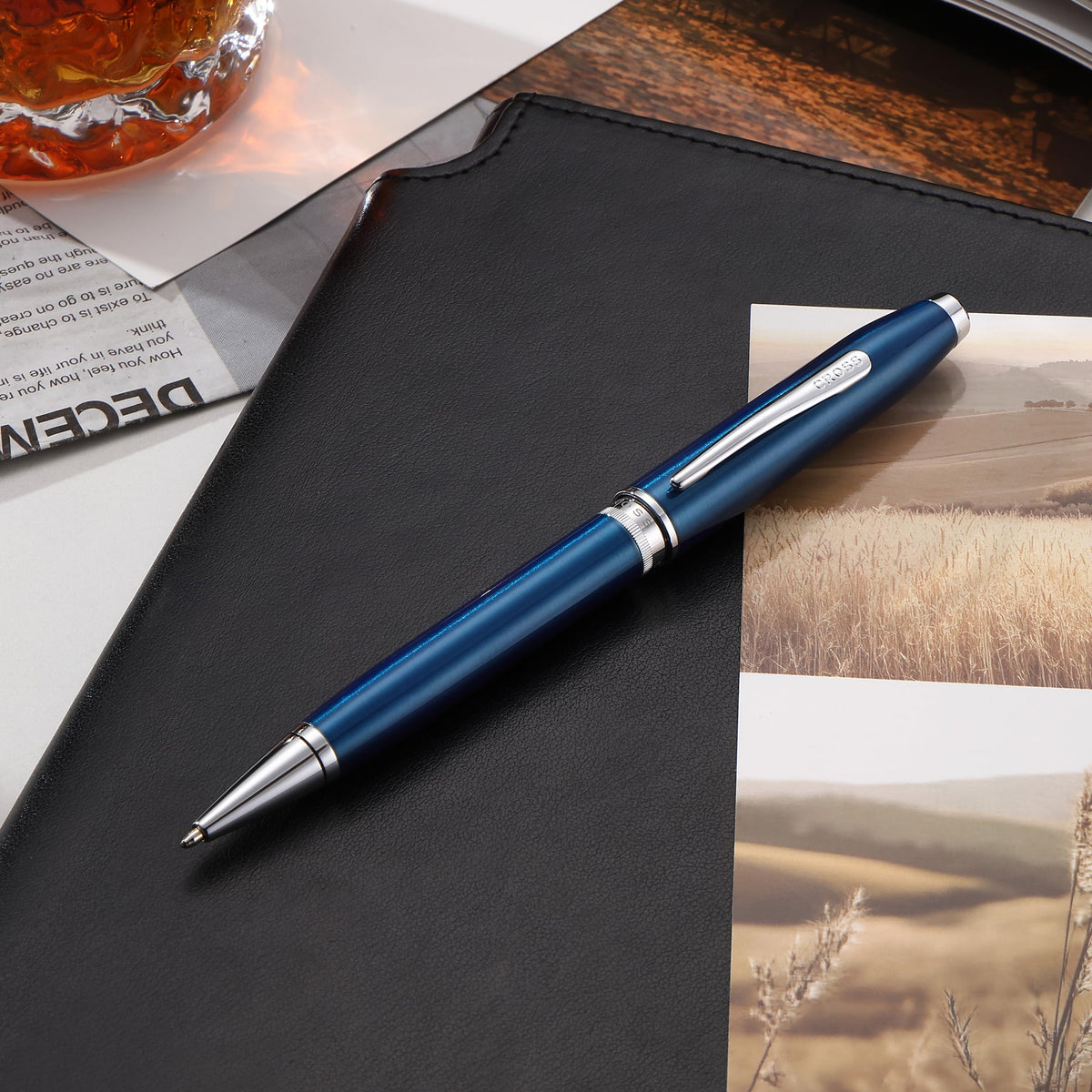 Cross Foundry Ballpoint Pen, Medium Point, Black Ink Multiple Colors