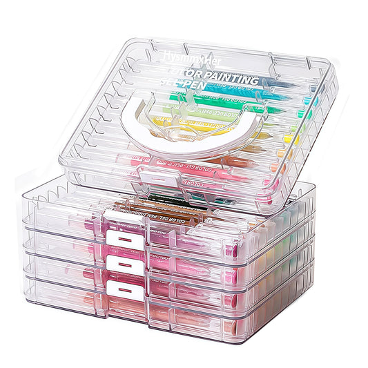 HysmmxHer 45 Colored Gel Pens Set, 0.6mm Fine Point for Black Paper & White Paper, Pens for