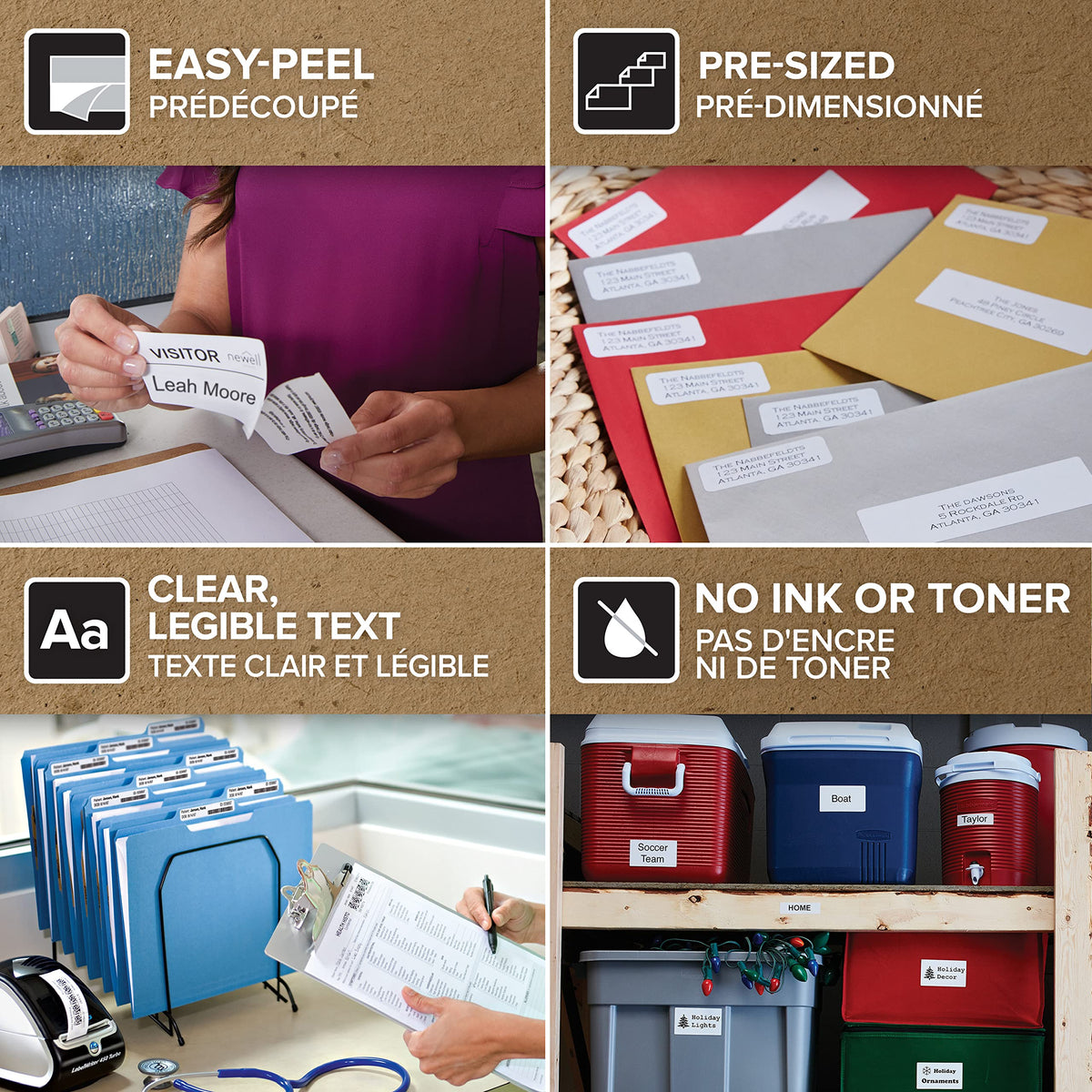 DYMO Authentic LabelWriter Small Multi-Purpose Labels | 19 mm x 51 mm | Self-Adhesive | Roll of 500