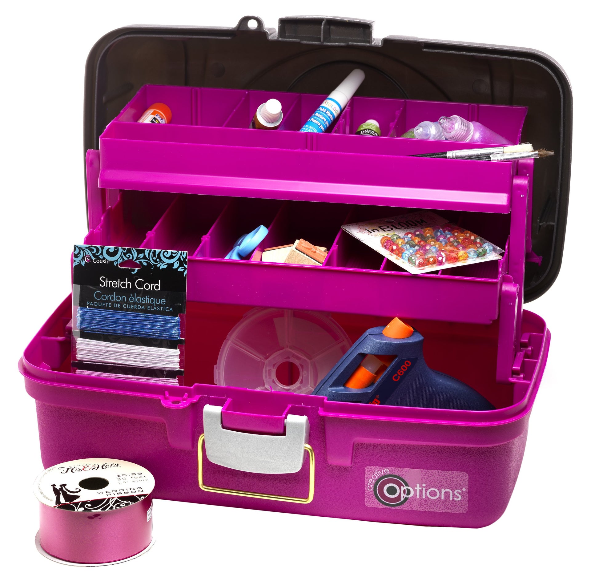 Creative Options 2-Tray Craft Box