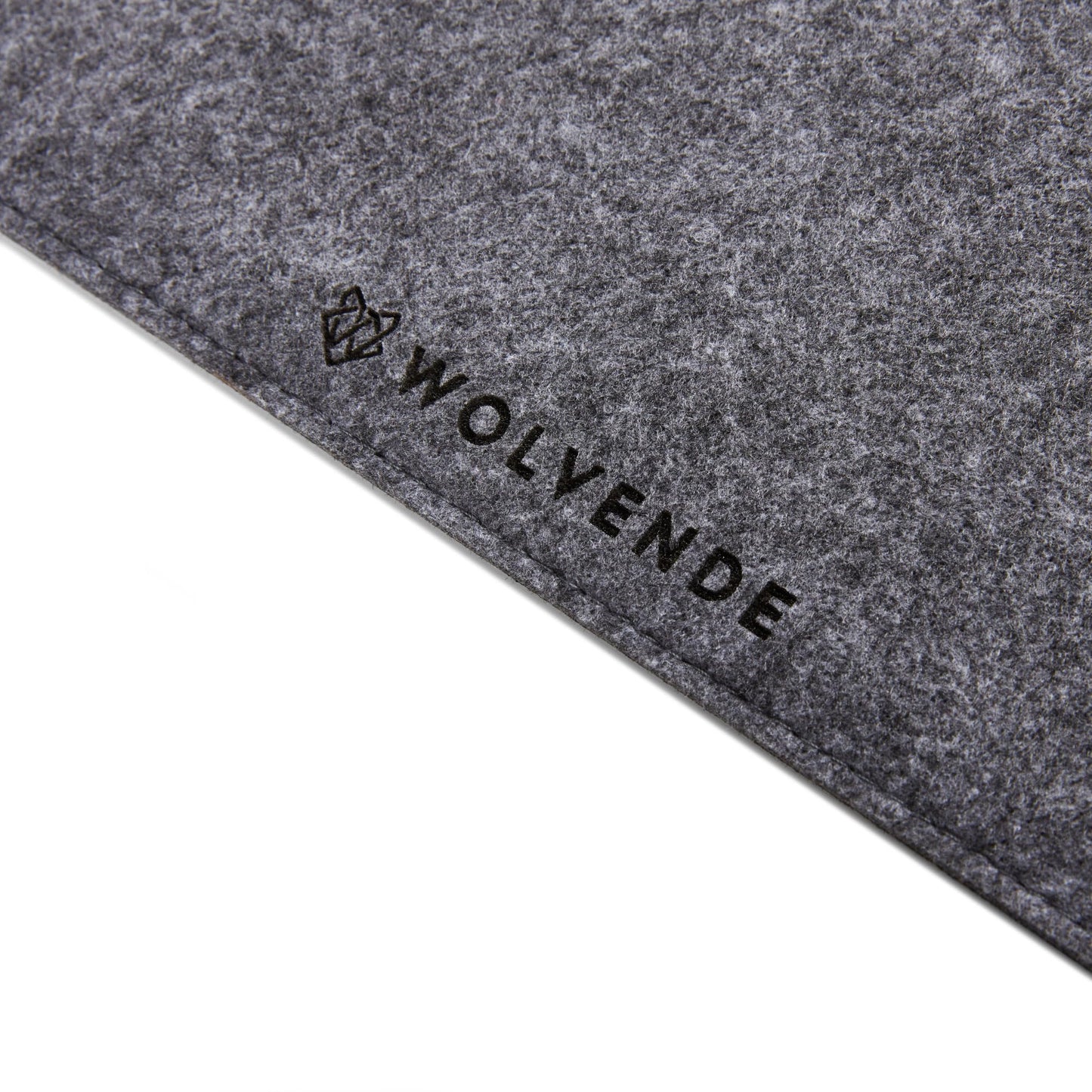 Wolvende Premium Felt Desk Mat | Small 12" x 27.5" | Multifunctional Desk Pad for Home Office | Mid