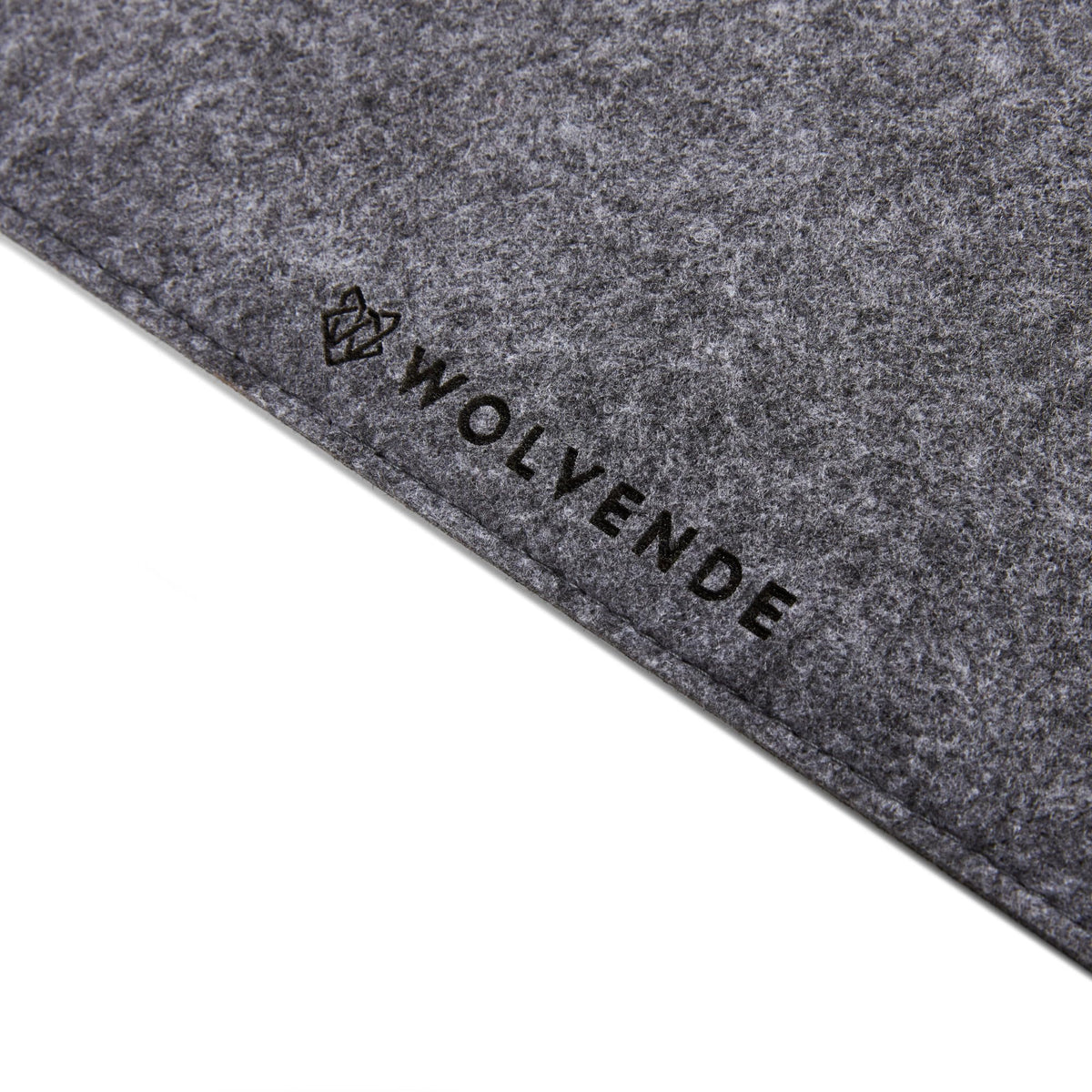 Wolvende Premium Felt Desk Mat | Small 12" x 27.5" | Multifunctional Desk Pad for Home Office | Mid