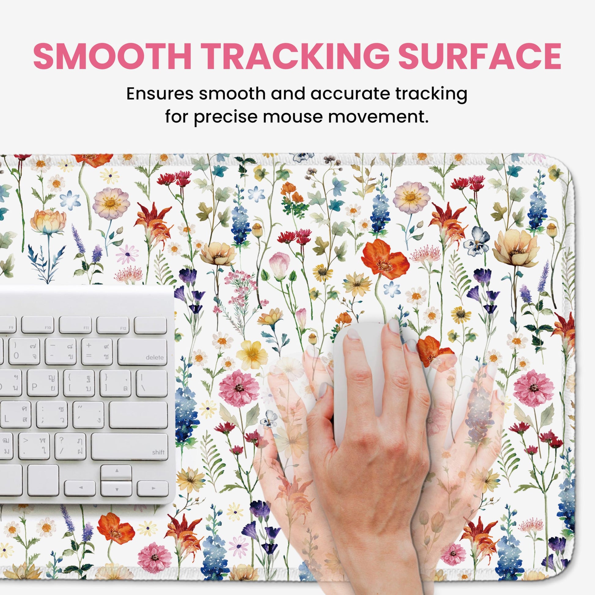 ZapDesk Large Desk Mat, Extended Mouse Pad for Desktop, 35.4" x 15.7"