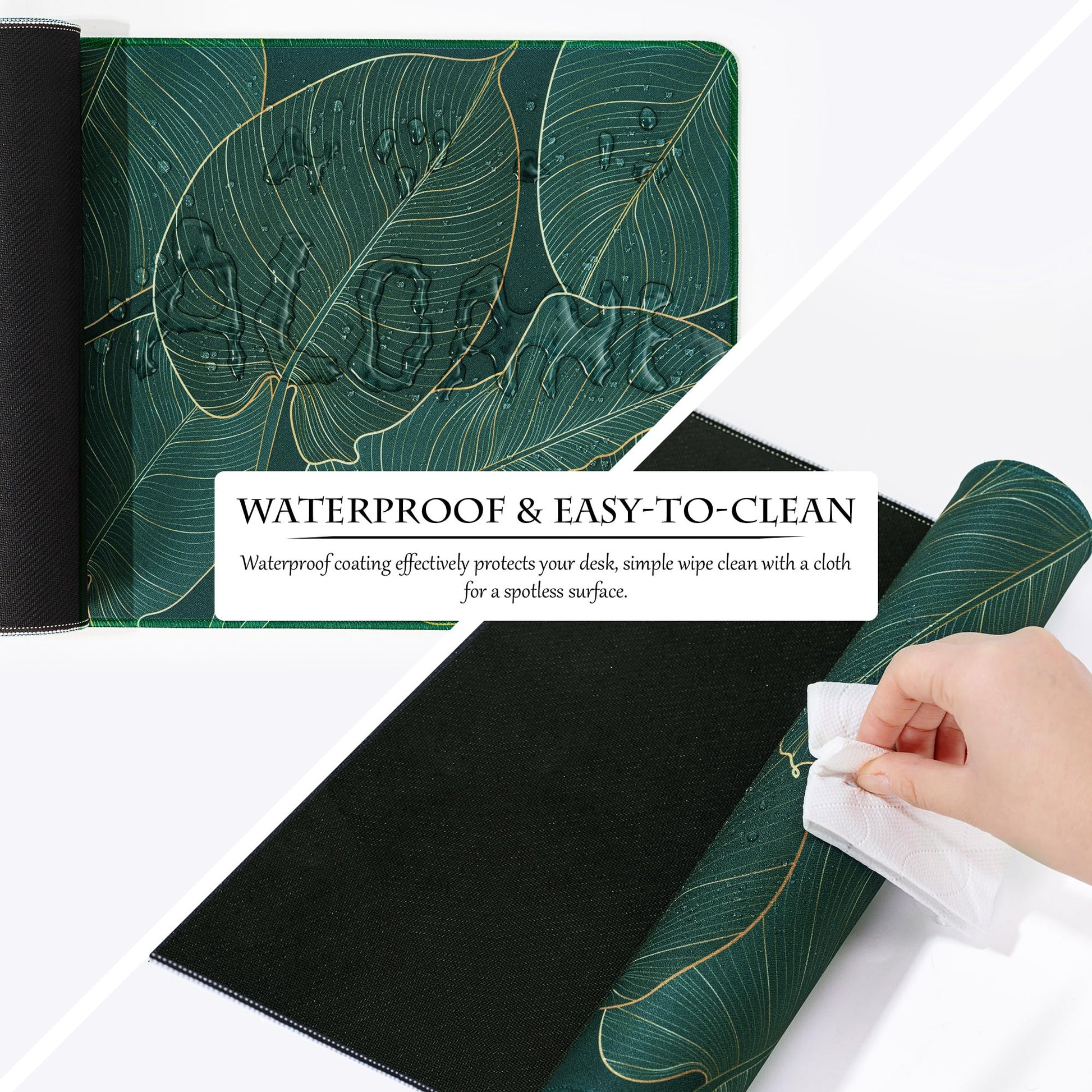 ALOANES Waterproof Gaming Mousepad Large Mouse Mat Non-Slip Rubber Base