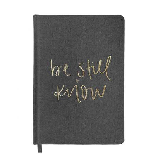 Sweet Water Decor Be Still and Know Notebook for Women - Bible Study Notes Journal, Church Notes