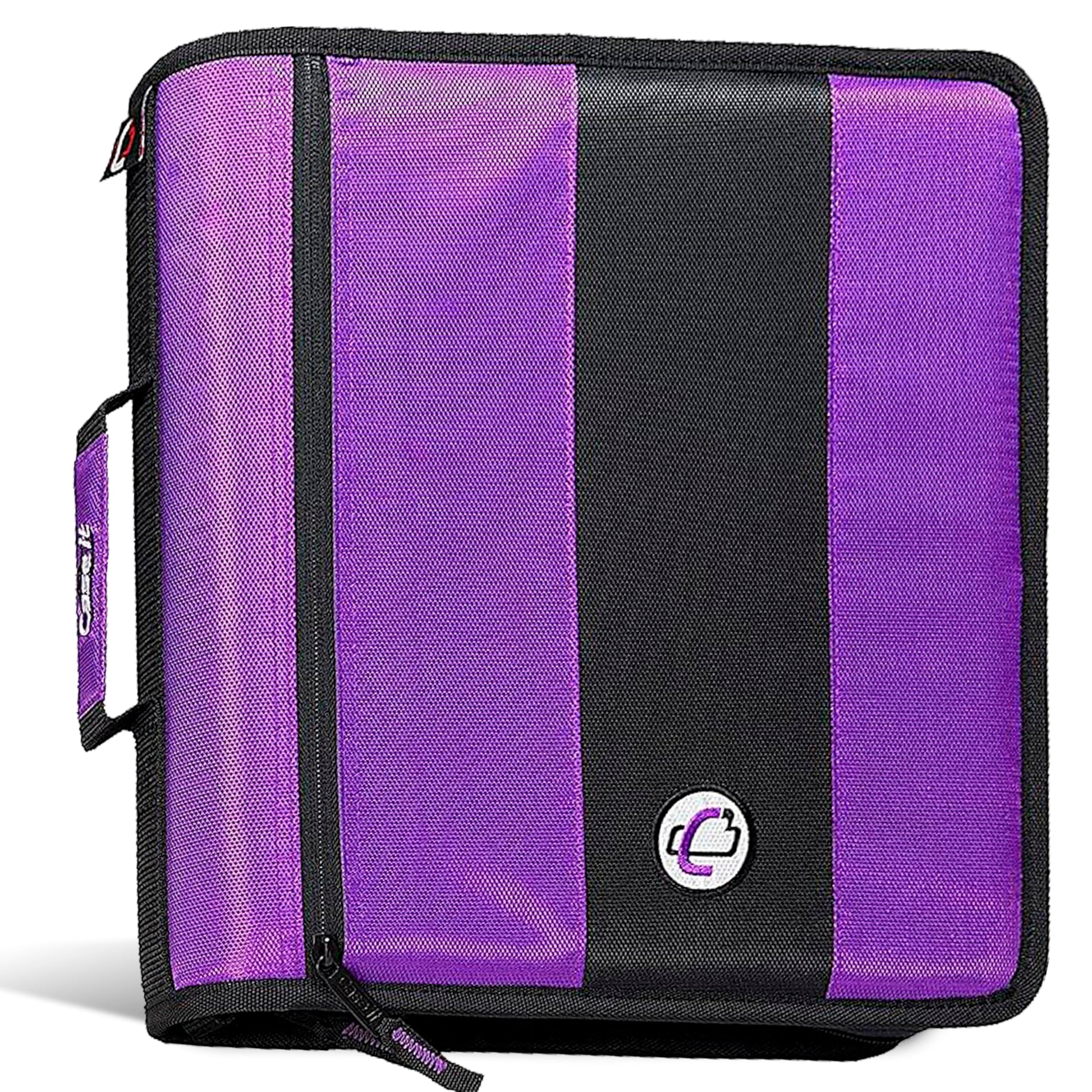 Case-it School Zipper Binder | 2-Inch O-Rings | 350-Sheet | D-251 Purple