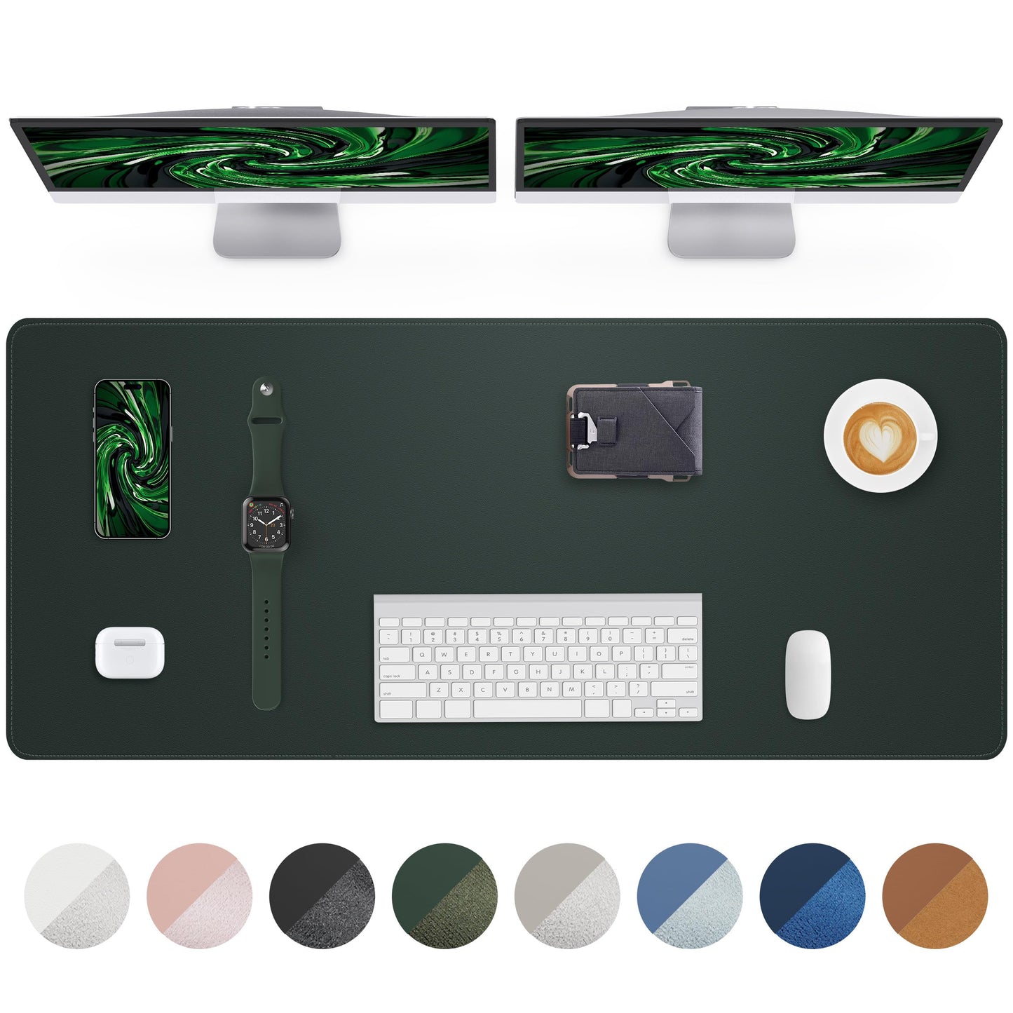 Large Desk Mat 55"x17" - Premium Non-Slip Desk Pad, Waterproof and Scratch-Resistant Office Desk