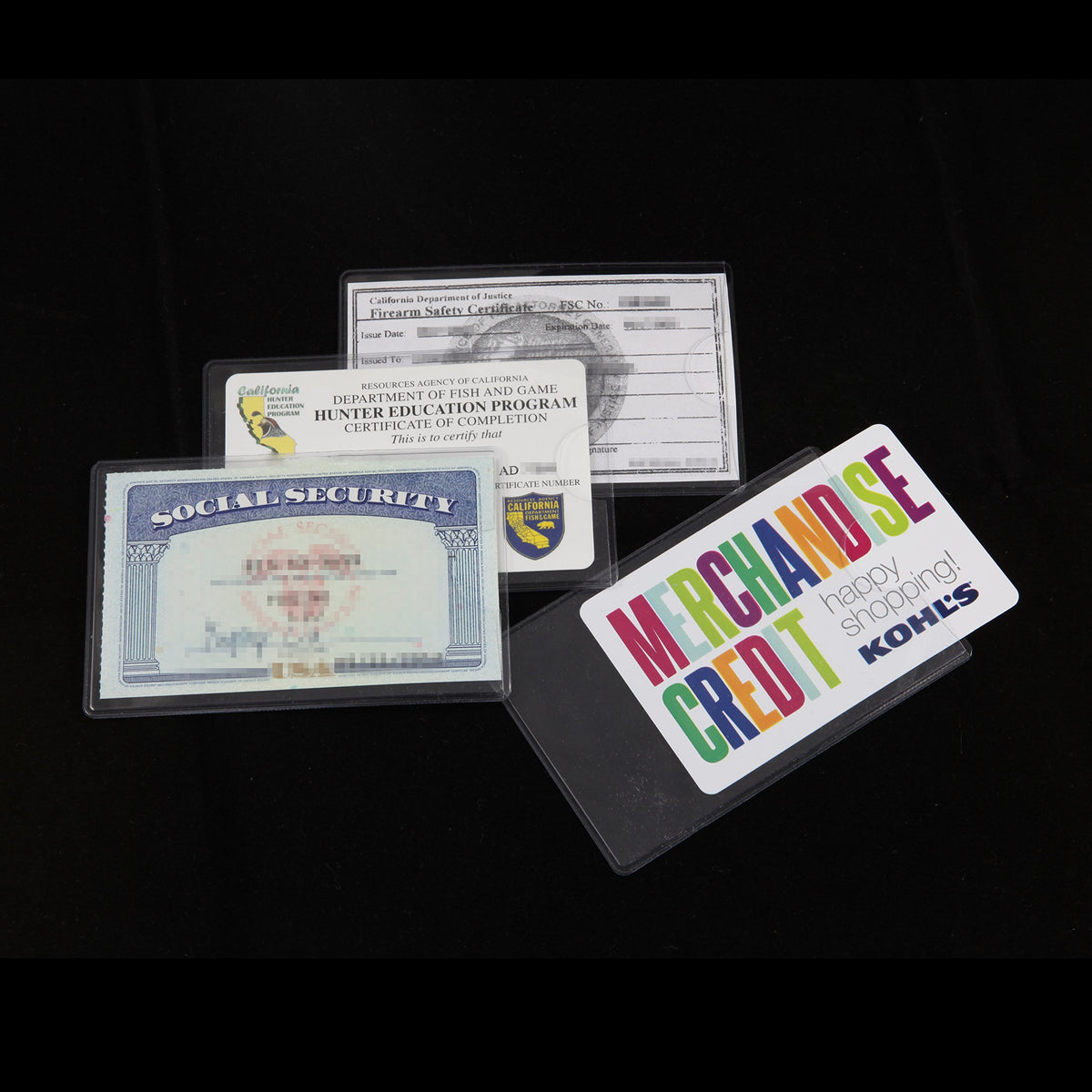 ALIENTAC Social Security Card Protector/Sleeve Fit Insurance Card Ten (10)